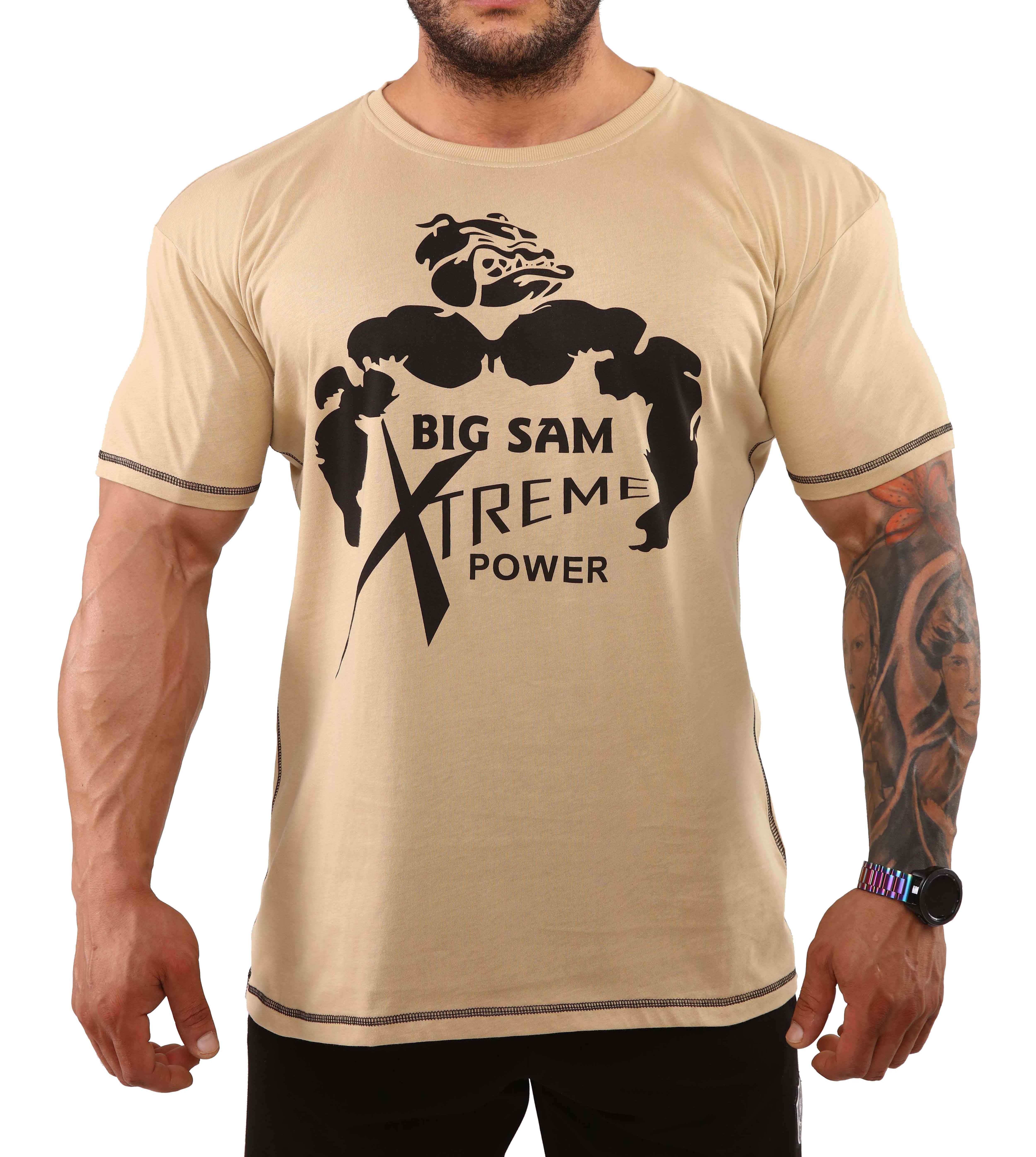 Çöl Sarısı Tişört Big Sam 2852