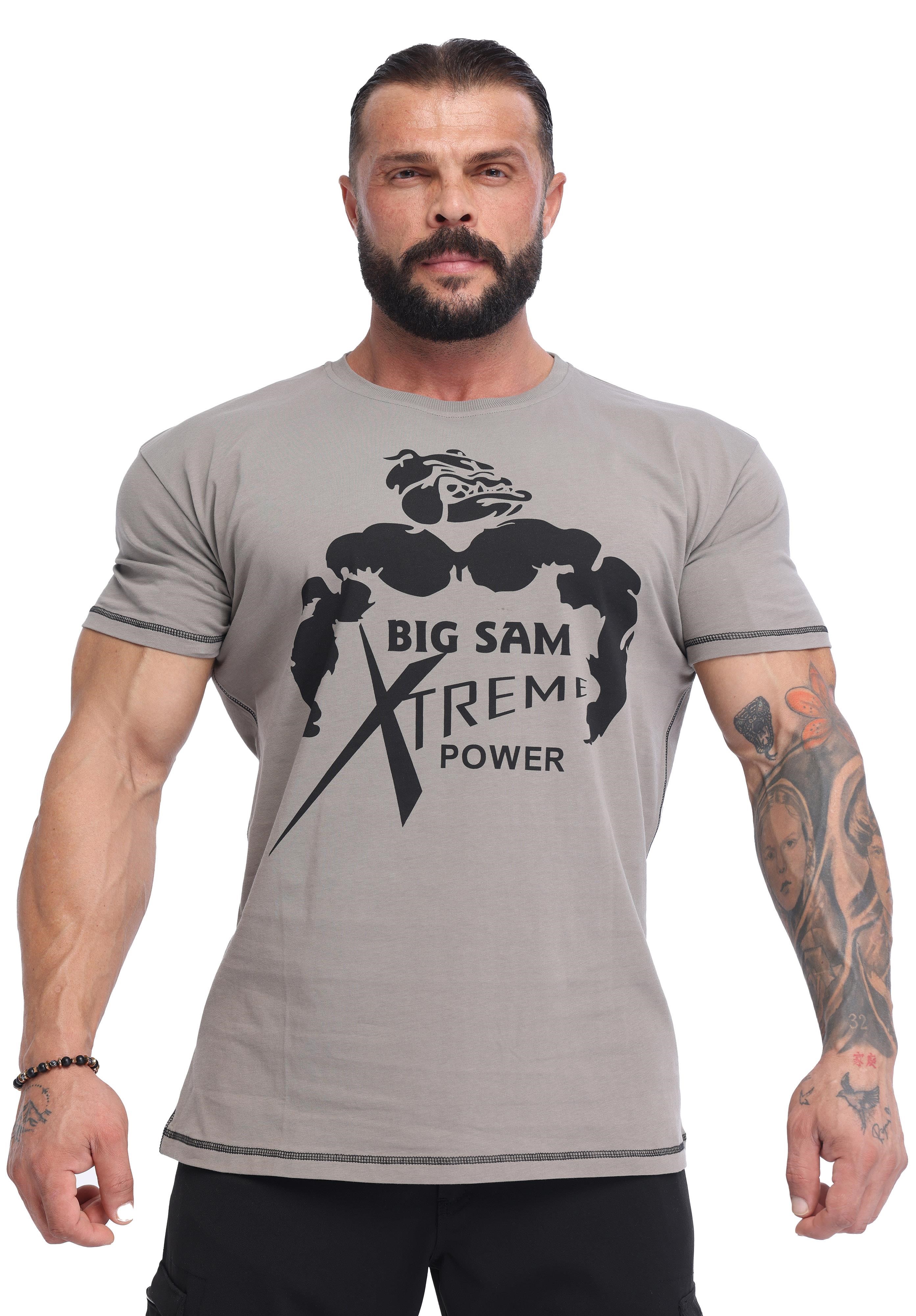 Erkek %100 Pamuk Regular Fit Desert Tişört Big Sam 2851