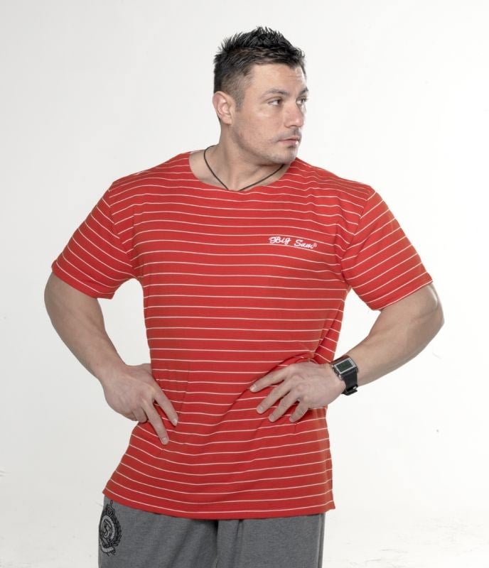 Erkek Bisiklet Yaka T-shirt Big Sam 2669