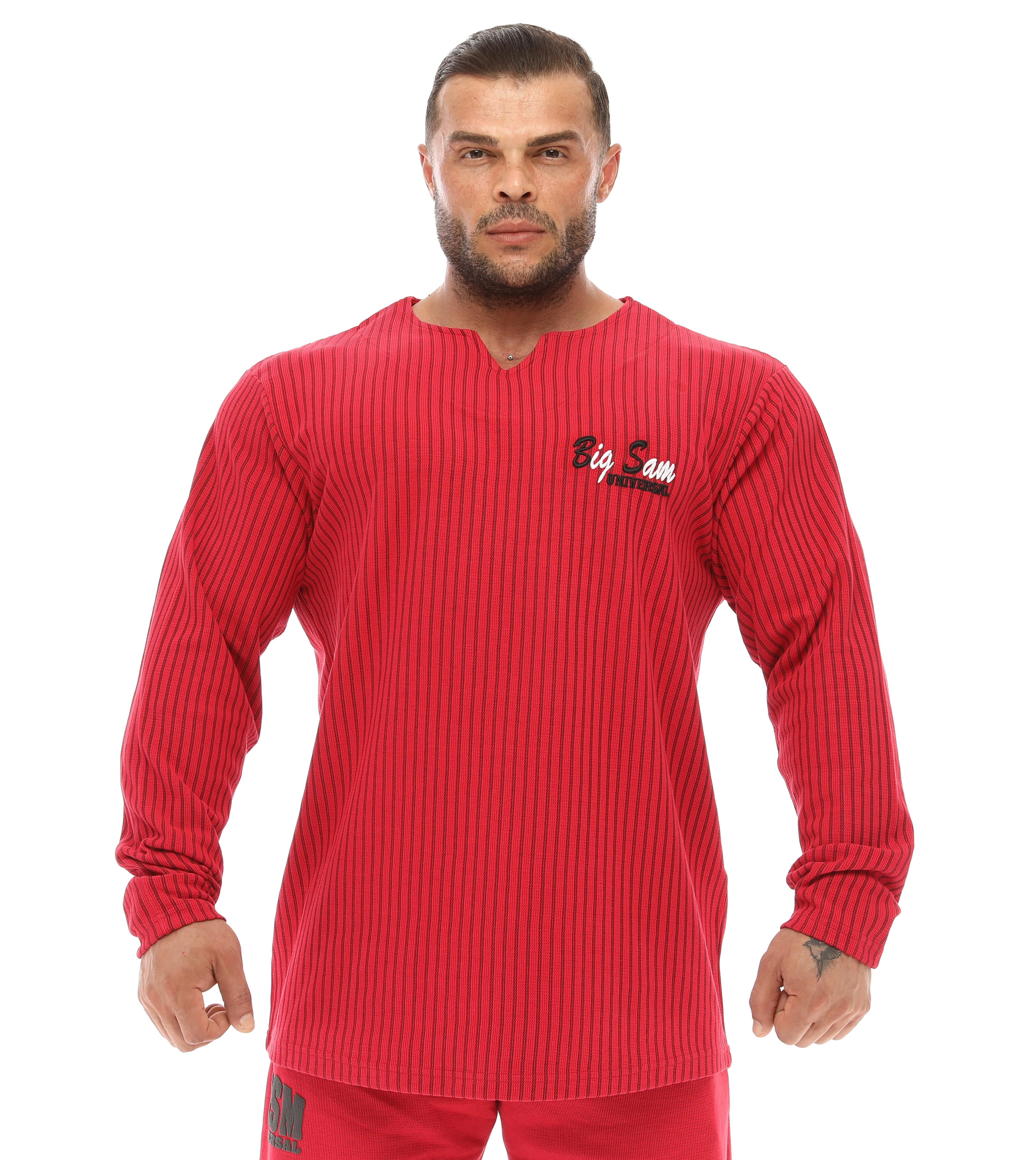 Erkek Bordo Kışlık Sweatshirt Big Sam 4711