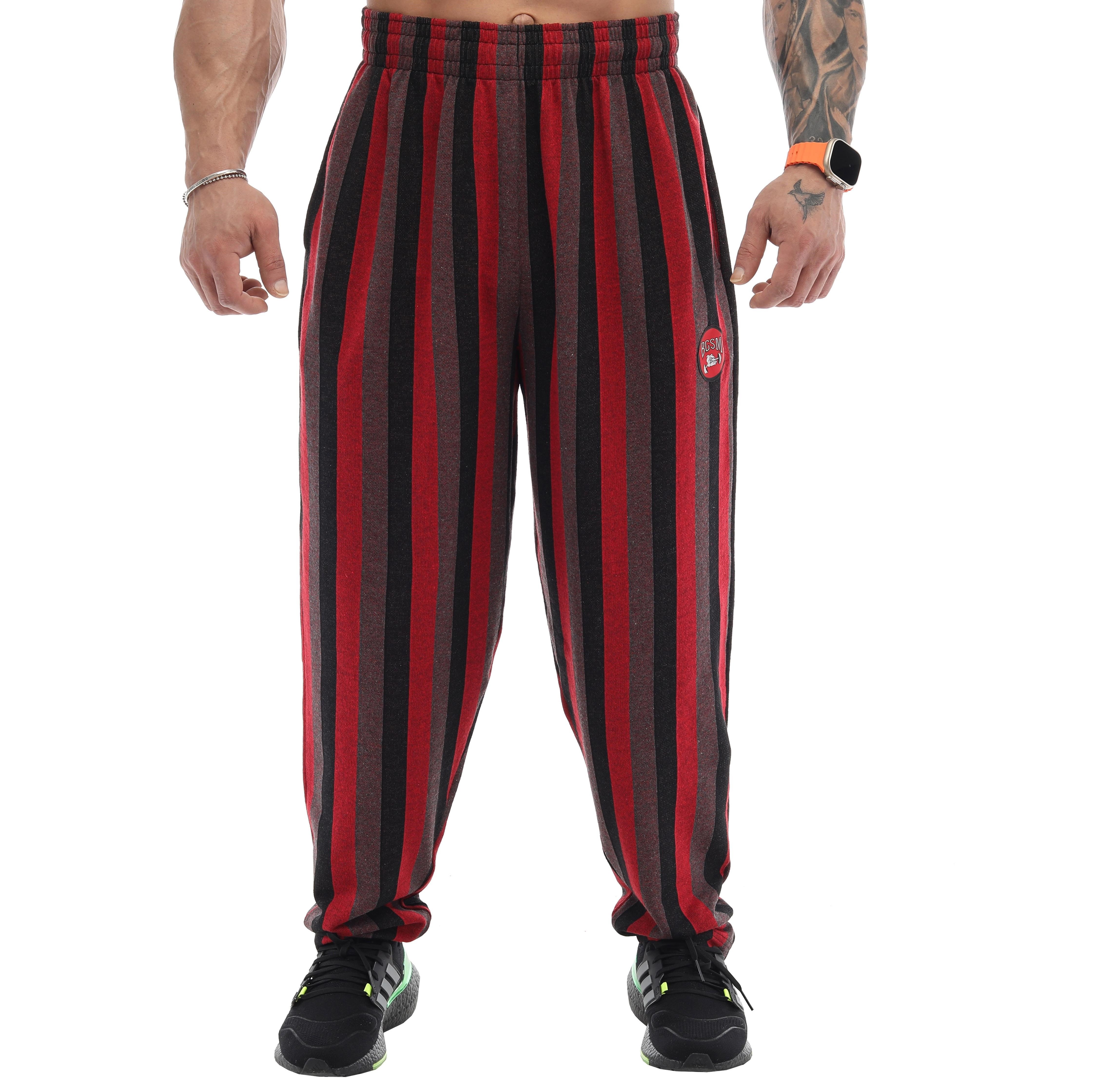 Erkek Eşofman Altı Çizgili Gym Pantolon BGSM PNT1363