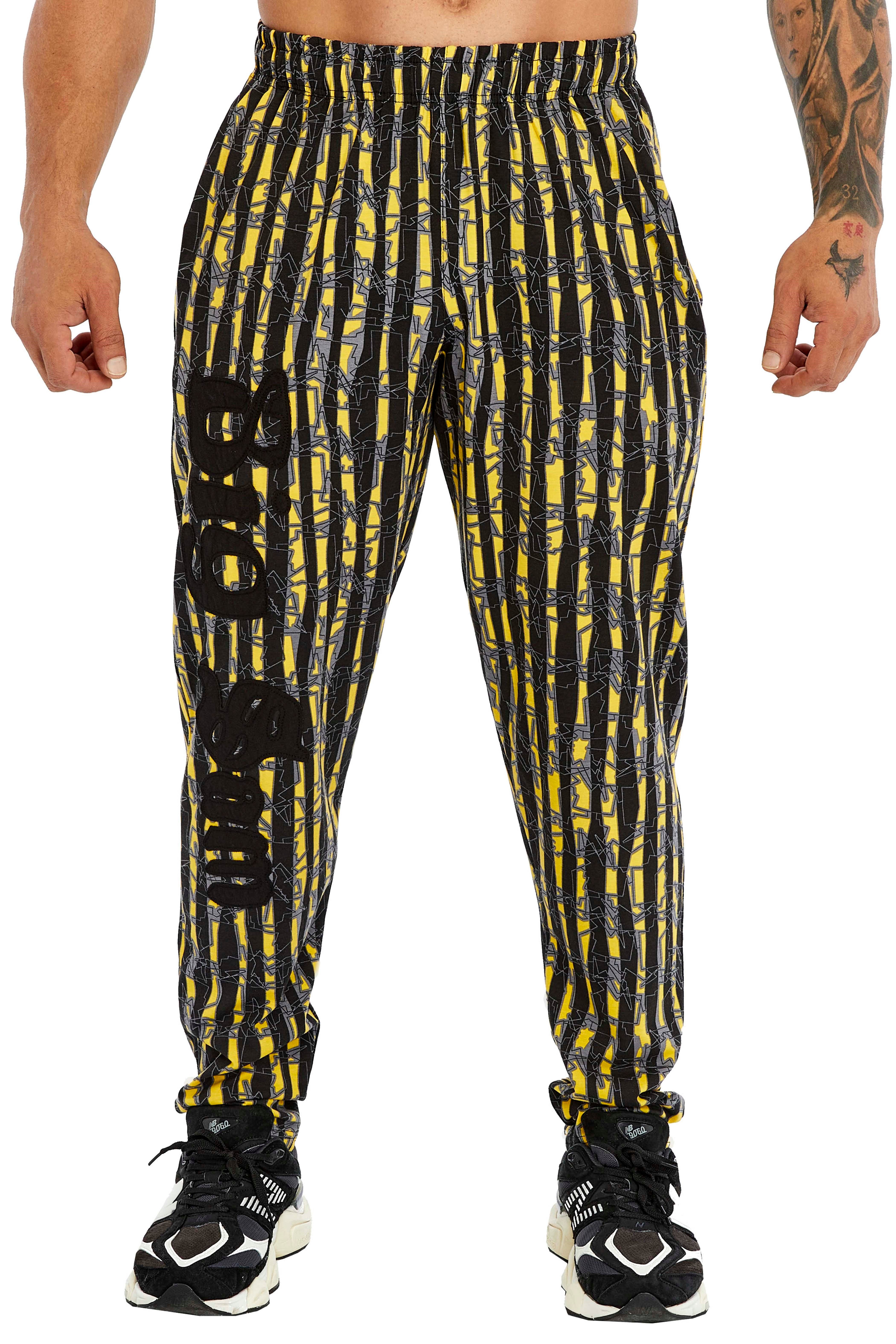 Erkek Fitness Eşofman Altı Dar Paça Likralı Kumaş Big Sam 1236