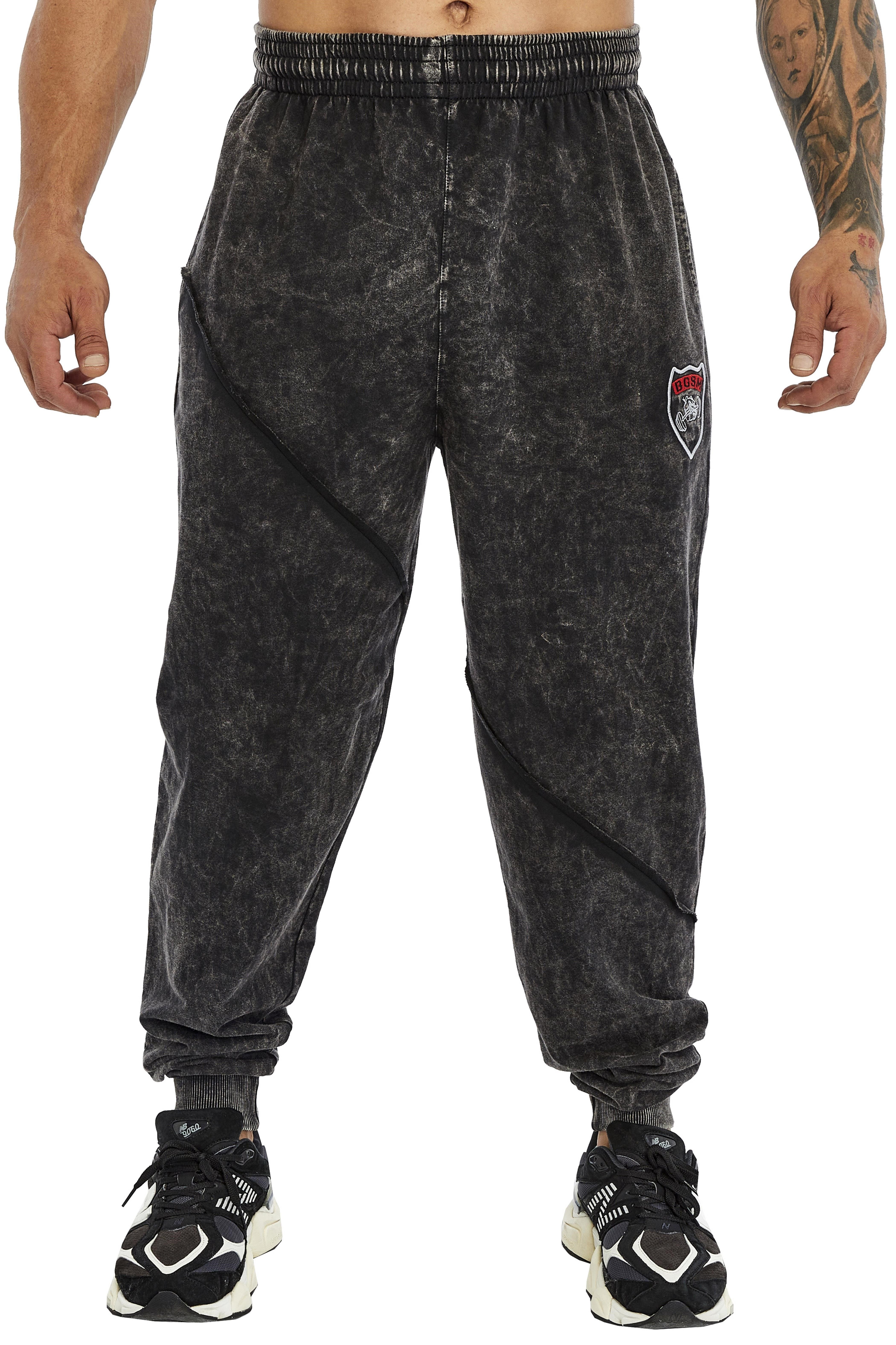 Erkek Loose Fit Eskitme Eşofman Altı BGSM PNT1417