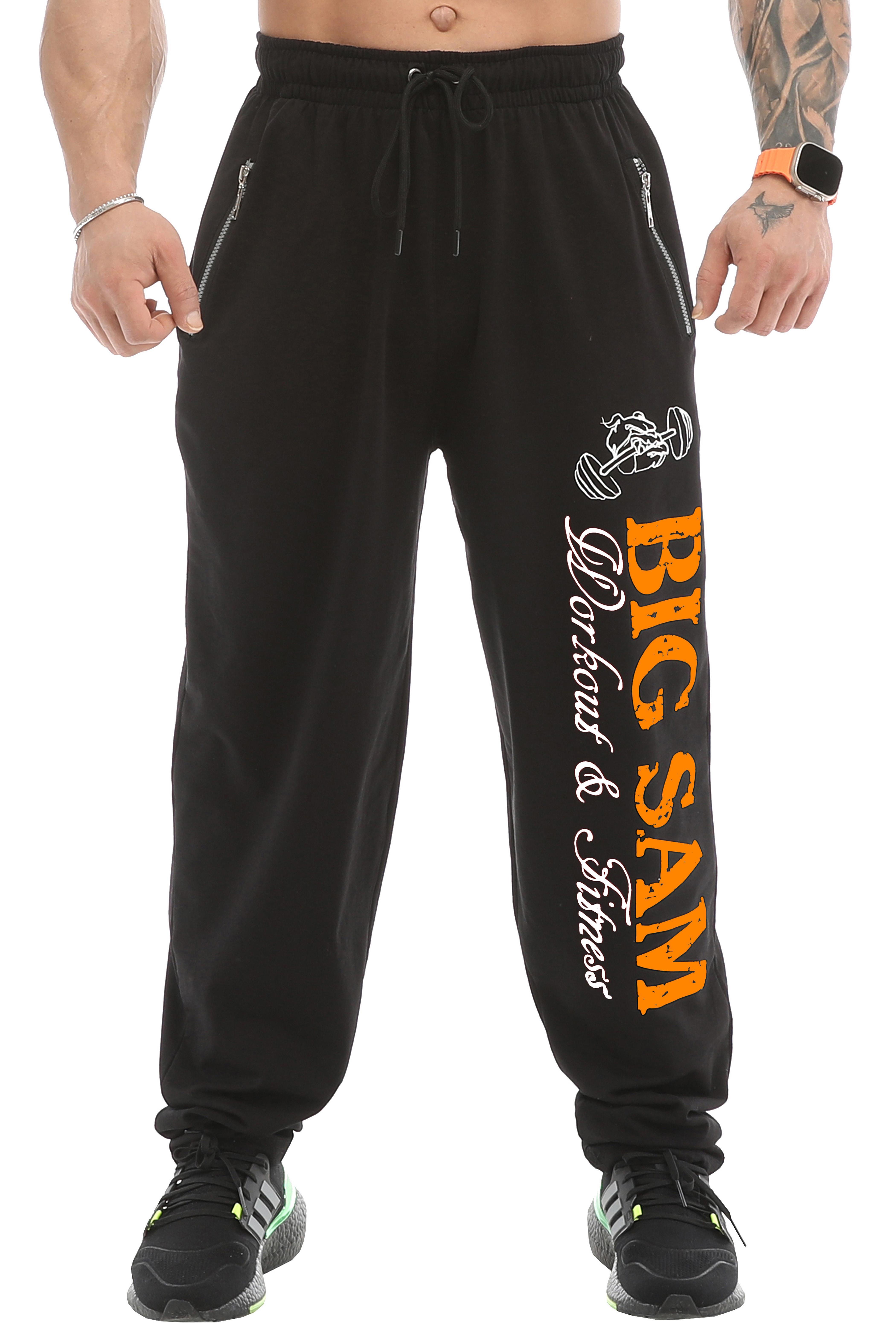 Erkek Loose Fit Eşofman Altı Gym Antrenman Pantolonu Big Sam 1096