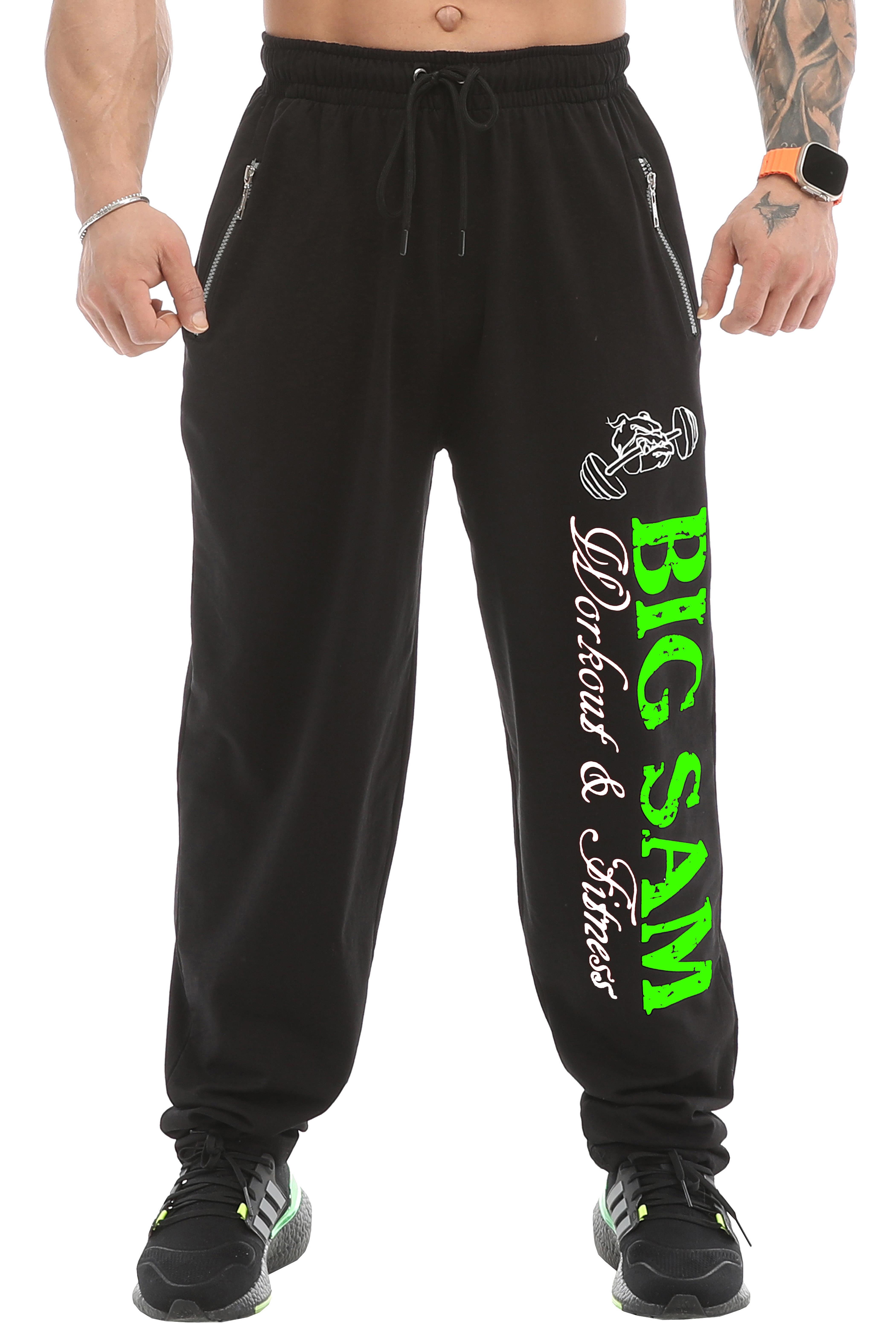 Erkek Loose Fit Eşofman Altı Gym Antrenman Pantolonu Big Sam 1091
