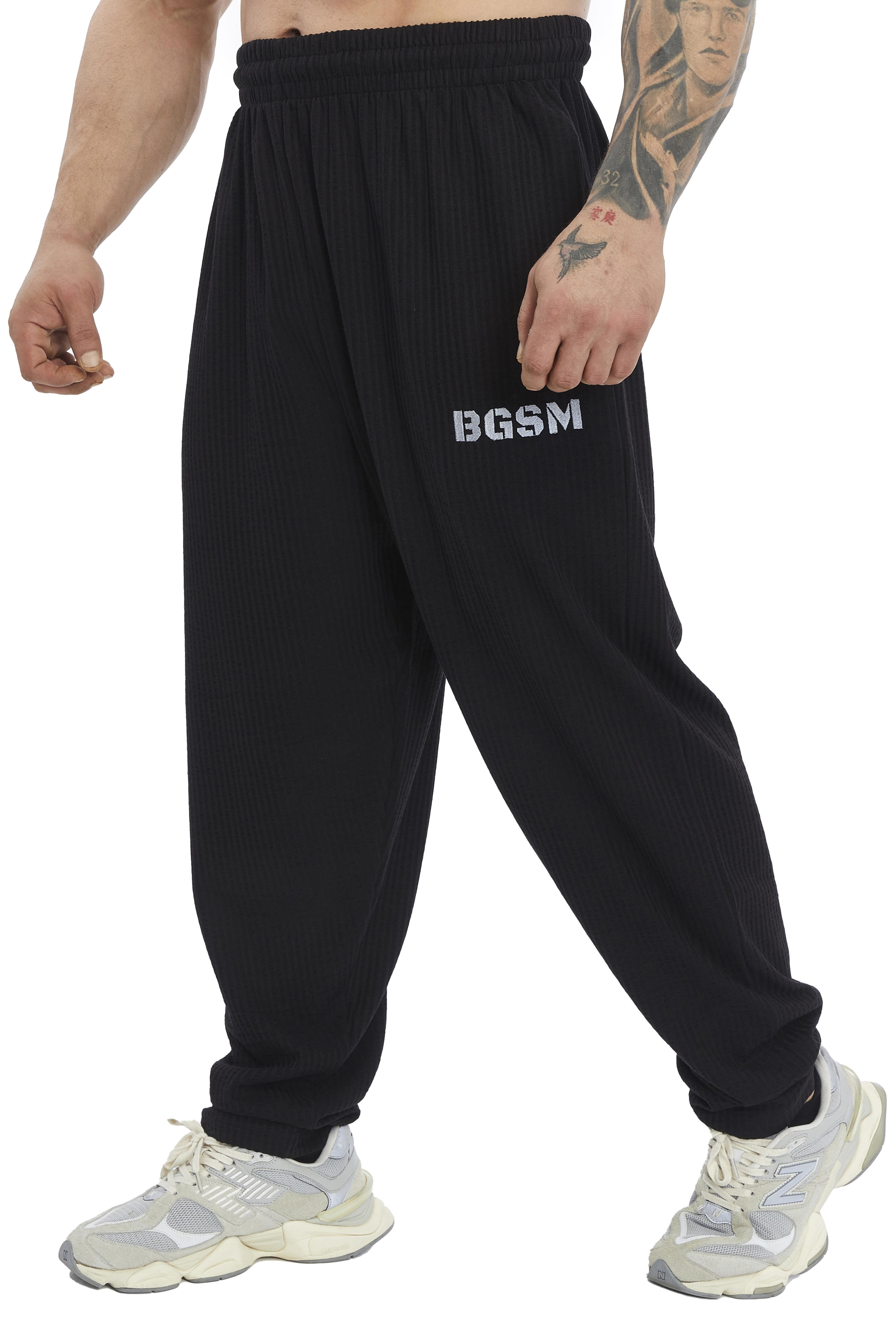 Erkek Loose Fit Eşofman Altı Nakışlı Spor Pantolon BGSM PNT1415