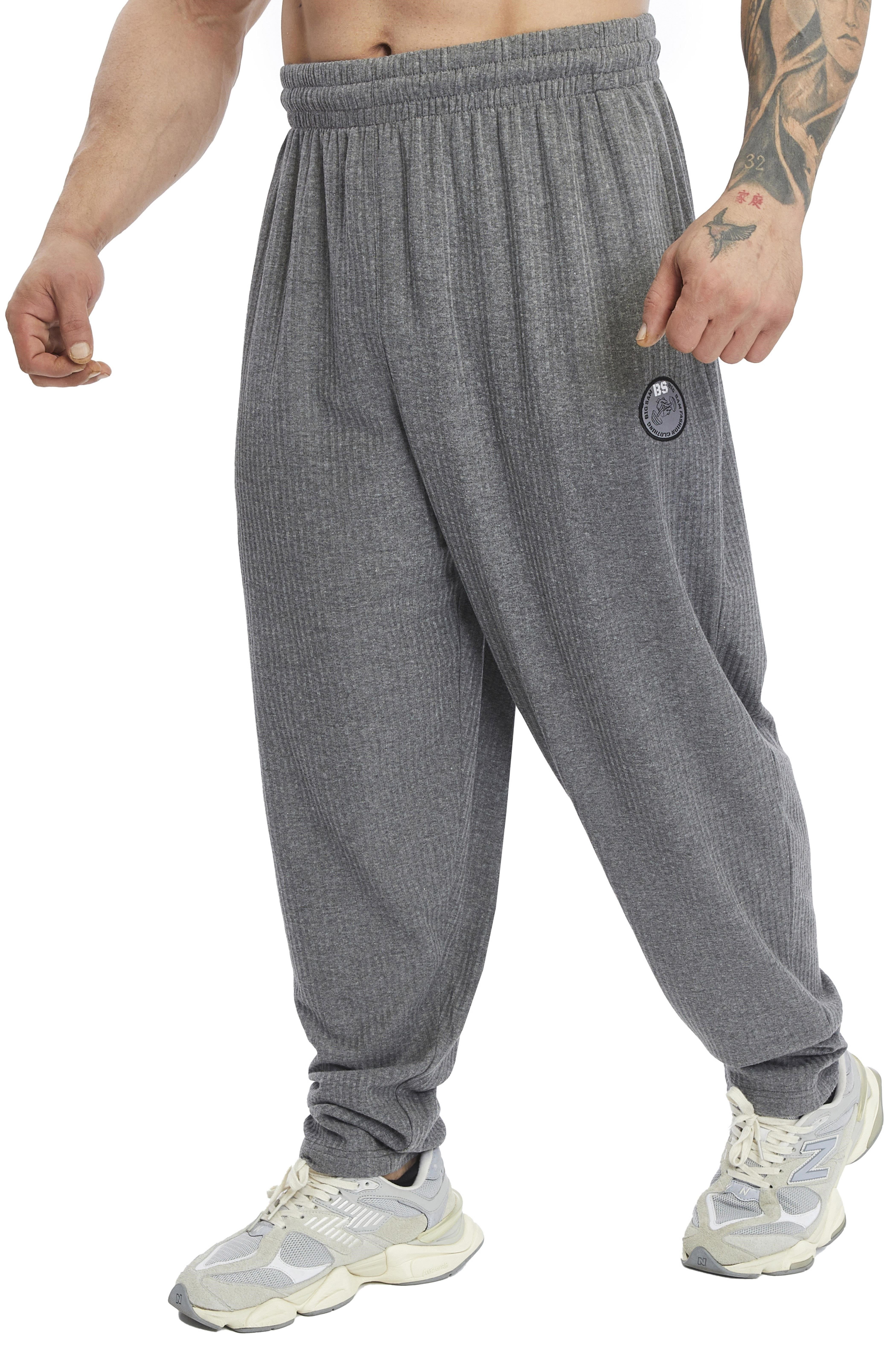 Erkek Loose Fit Pamuklu Mevsimlik Eşofman Altı Big Sam PNT1412