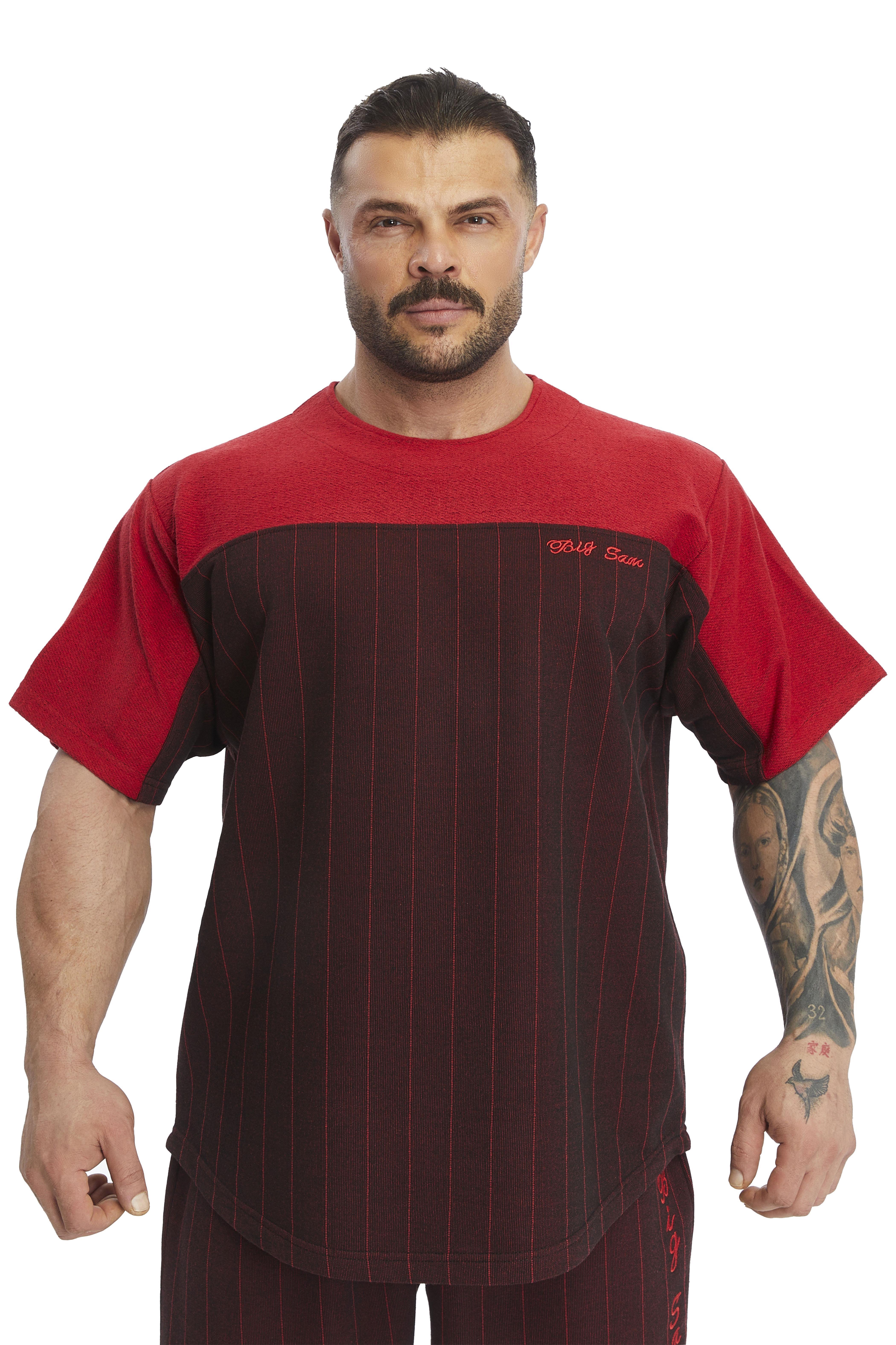 Erkek Oversize Kalın Kumaş Pamuklu T-shirt Big Sam 3370