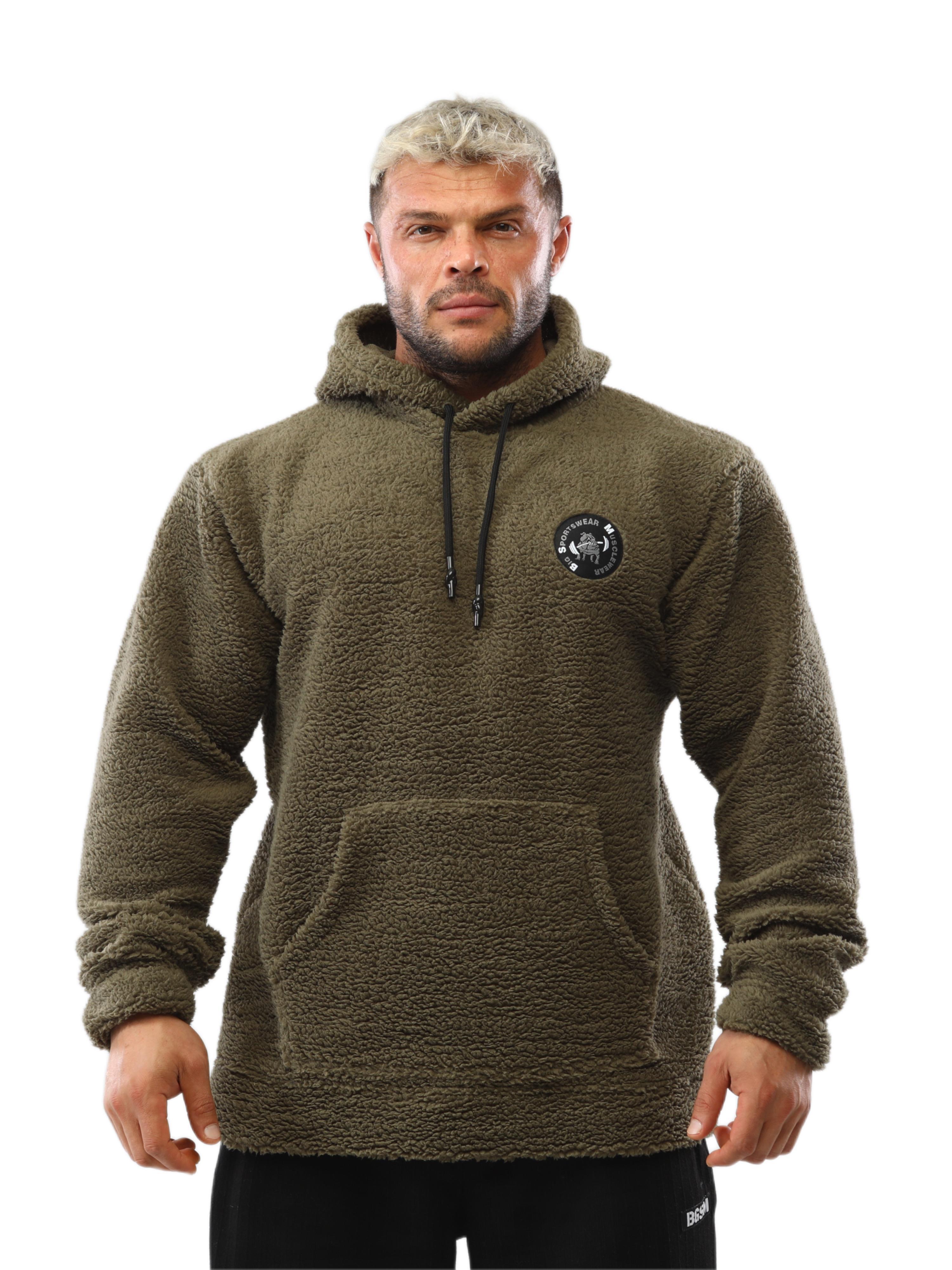 Erkek Oversize Kışlık Peluş Sweartshirt BGSM 4732