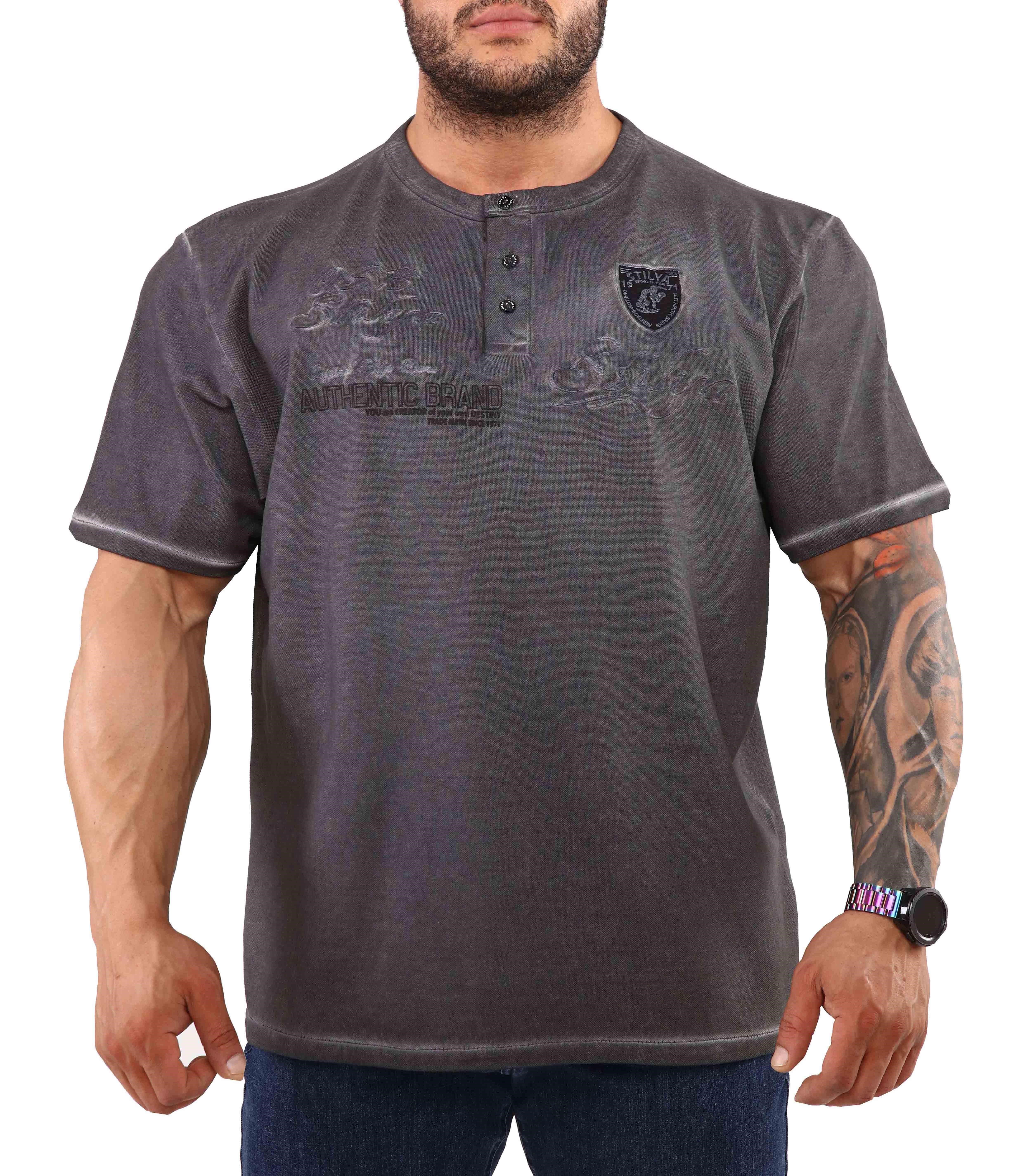 Erkek Oversize Nakışlı T-shirt Stilya 2888