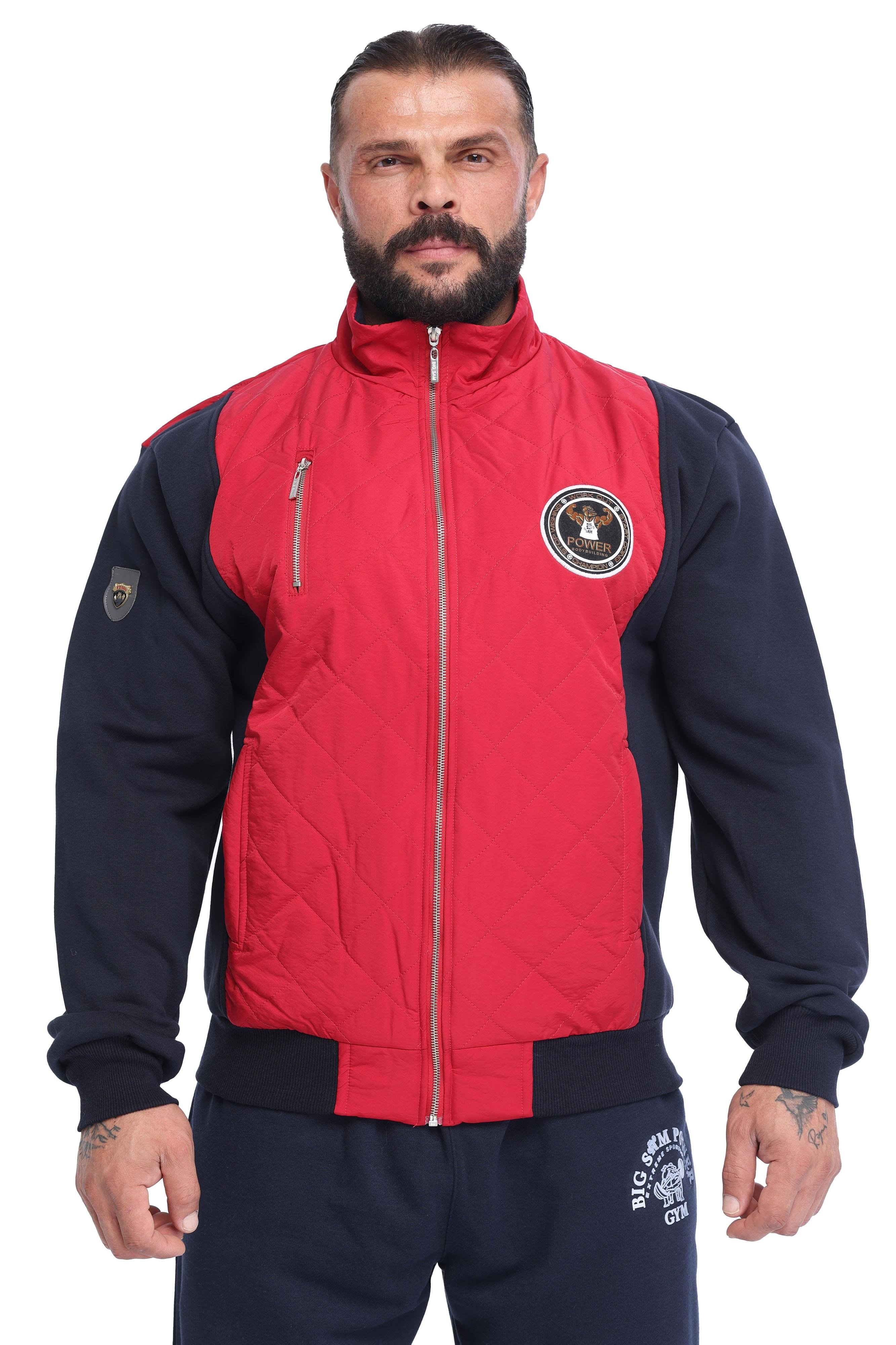 Erkek Spor Ceket Kapitone Detaylı Hafif Mont Big Sam 3597