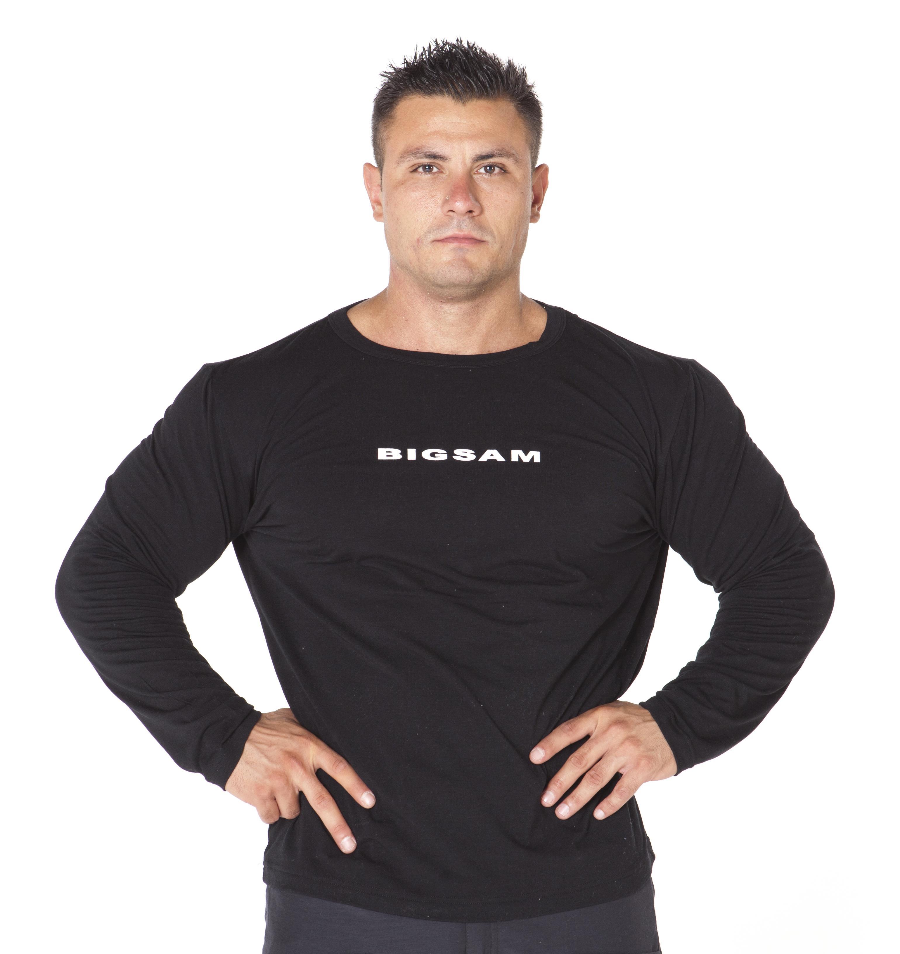 Erkek Spor Slim Fit Sweatshirt Big Sam 4586