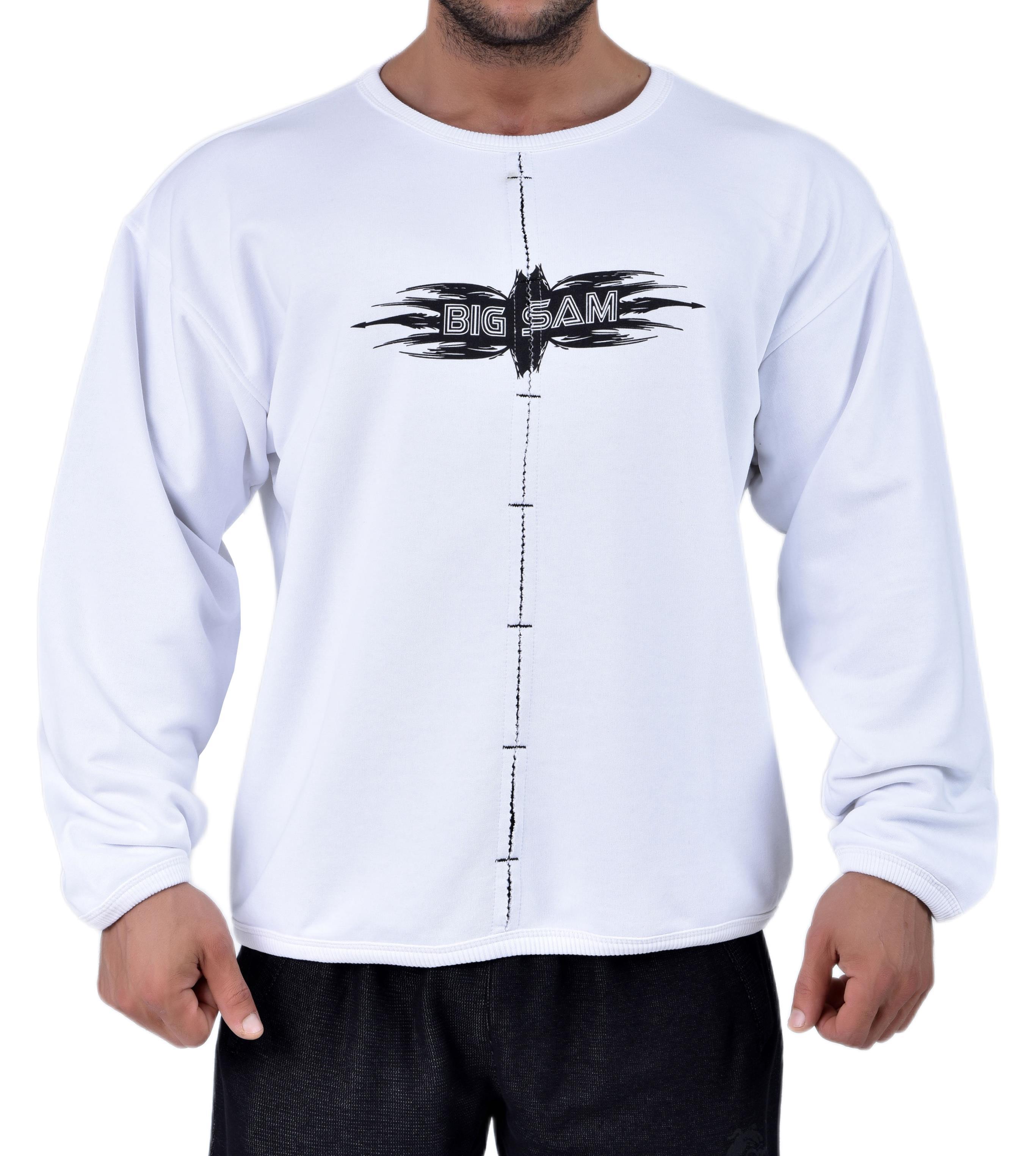 Erkek Sweatshirt, Kışlık Rahat Kesim Pamuklu