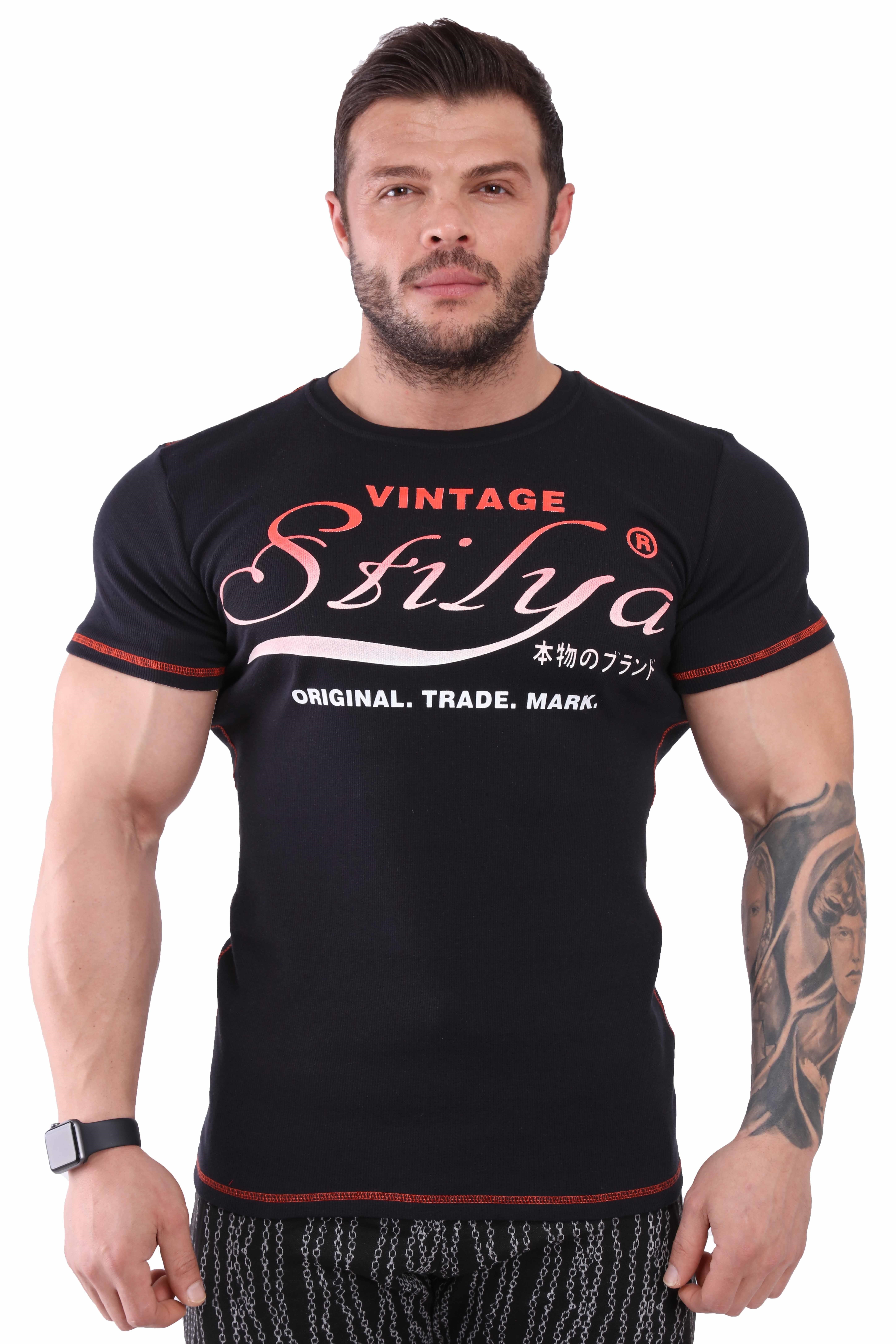 Erkek T-shirt Slim Fit Stilya 2896