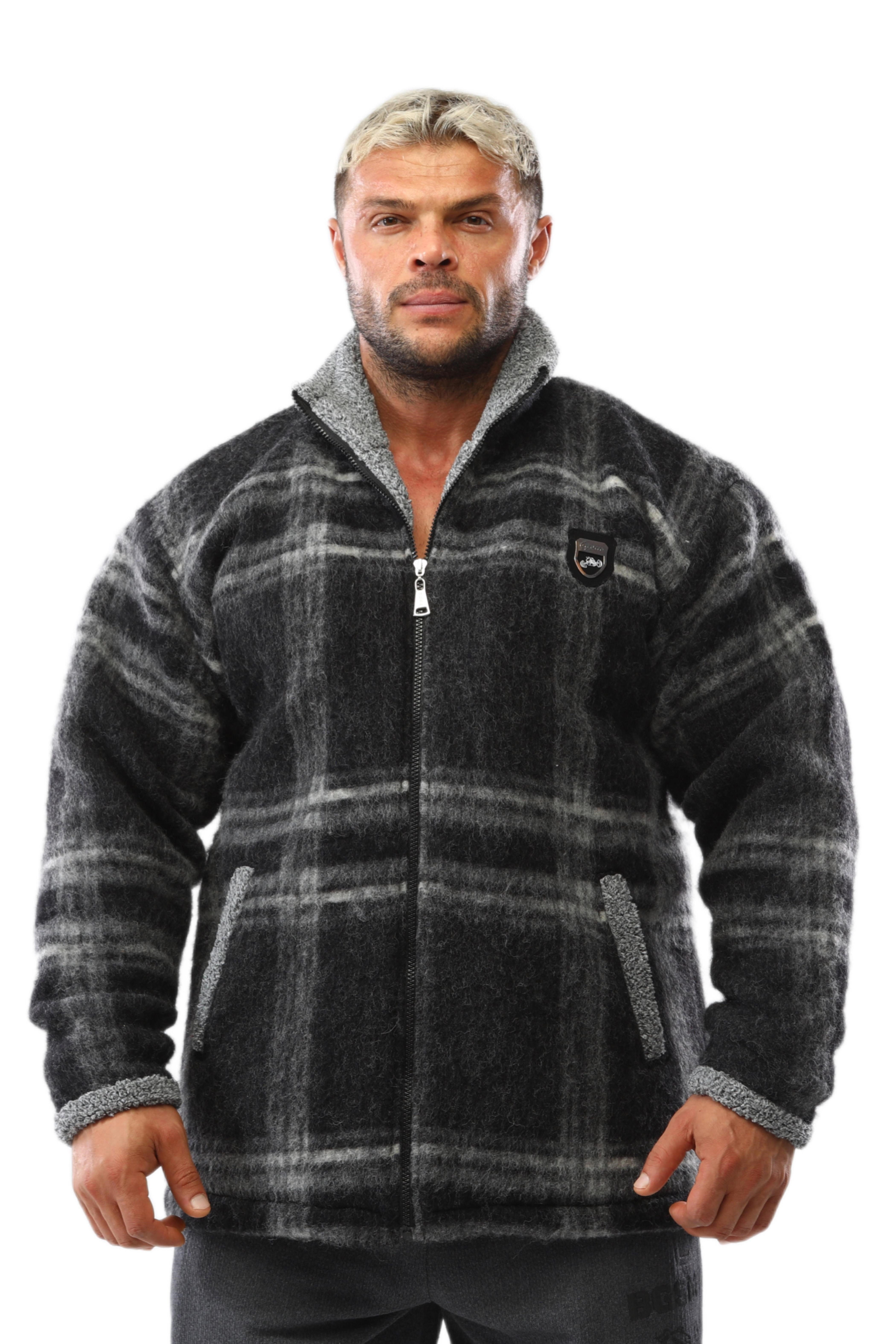 Erkek Yün Palto Oversize Kışlık Kaban BGSM 4081