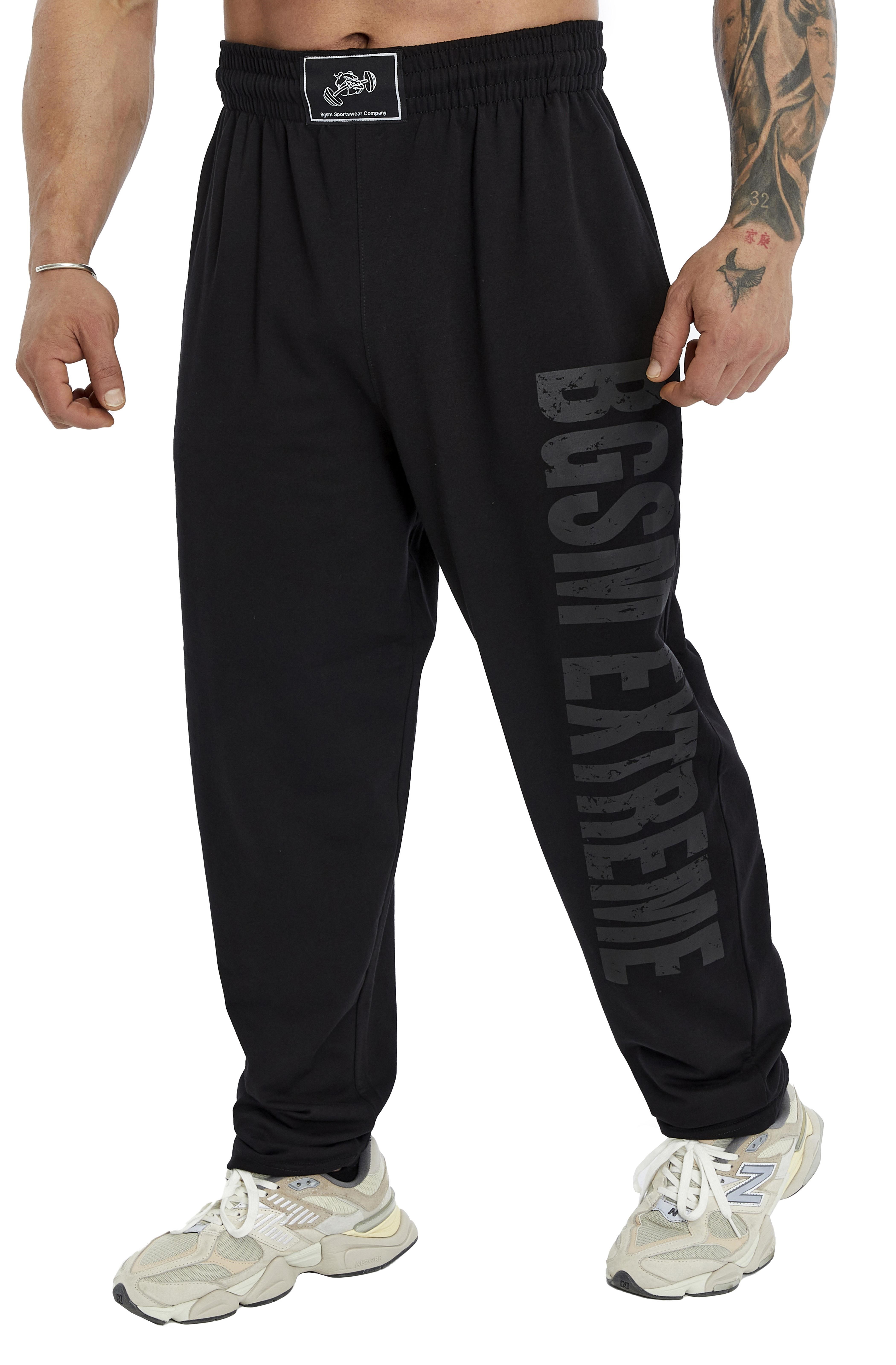 Eşofman Altı Şalvar Kesim Body PantolonLoose Fit Eşofman Altı Pamuklu Gym Spor Pantolon BGSM 1271