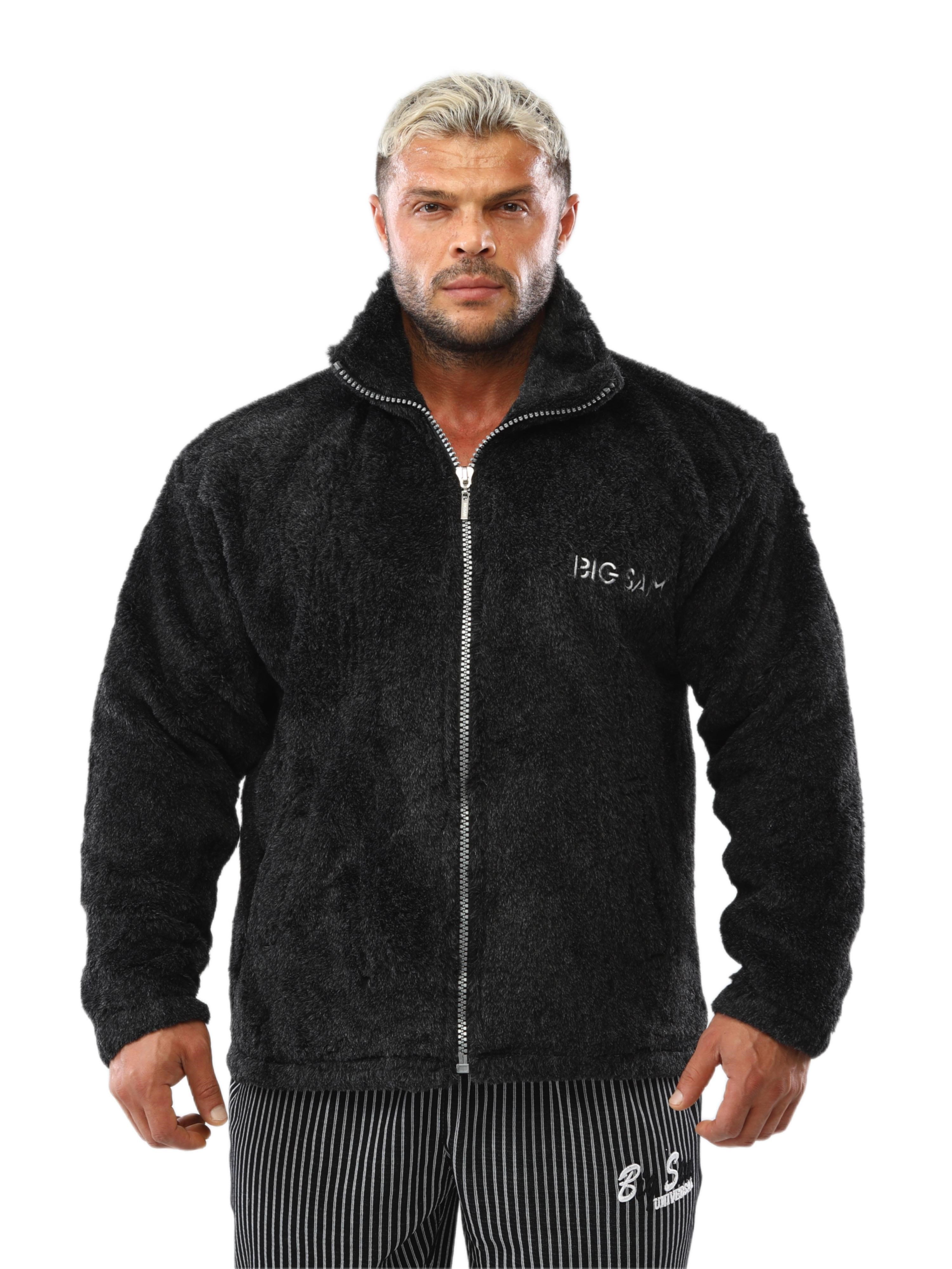 Fermuarlı Kışlık Peluş Spor Ceket Big Sam 3543