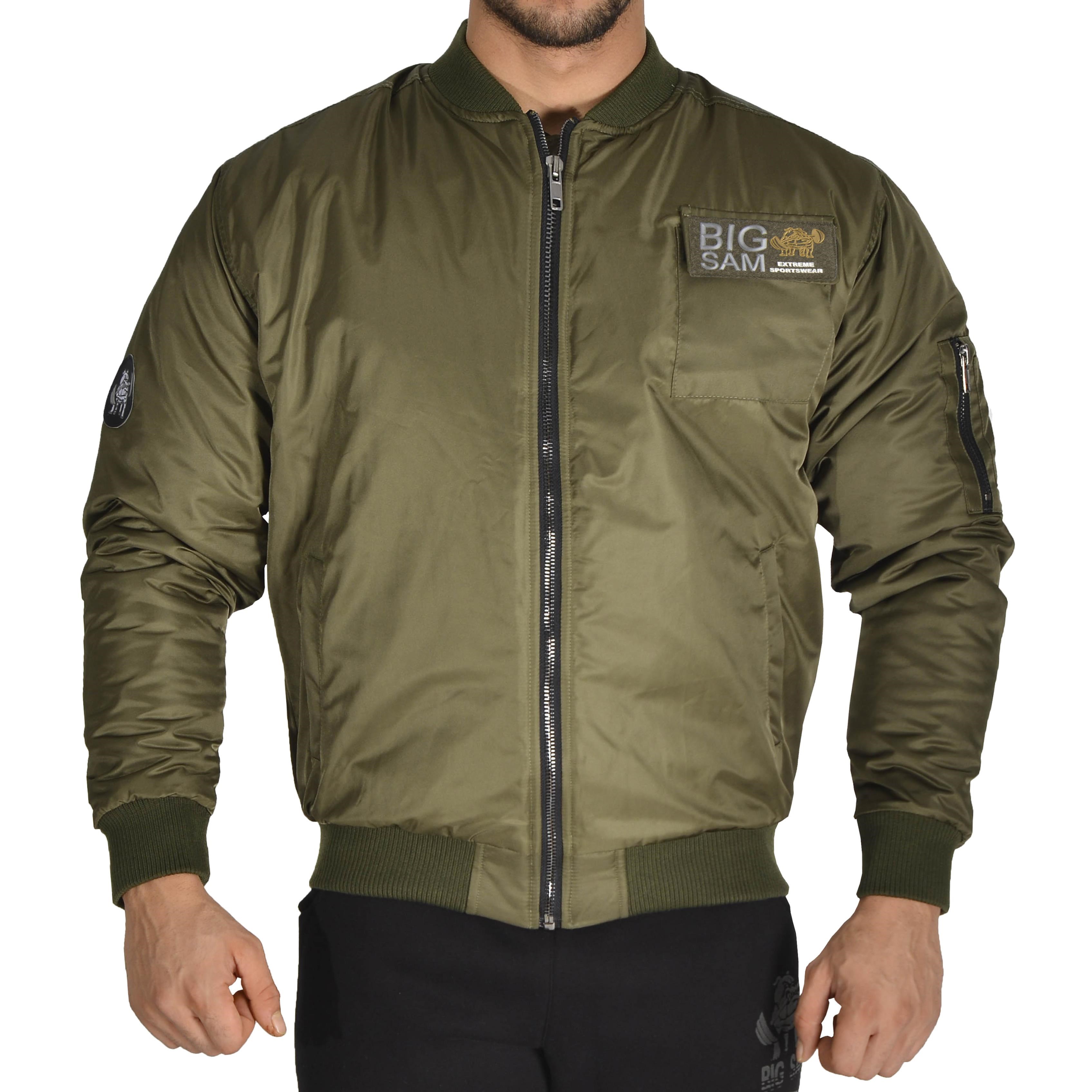 Haki Yeşil Dokuma Pilot Mont Big Sam 4066