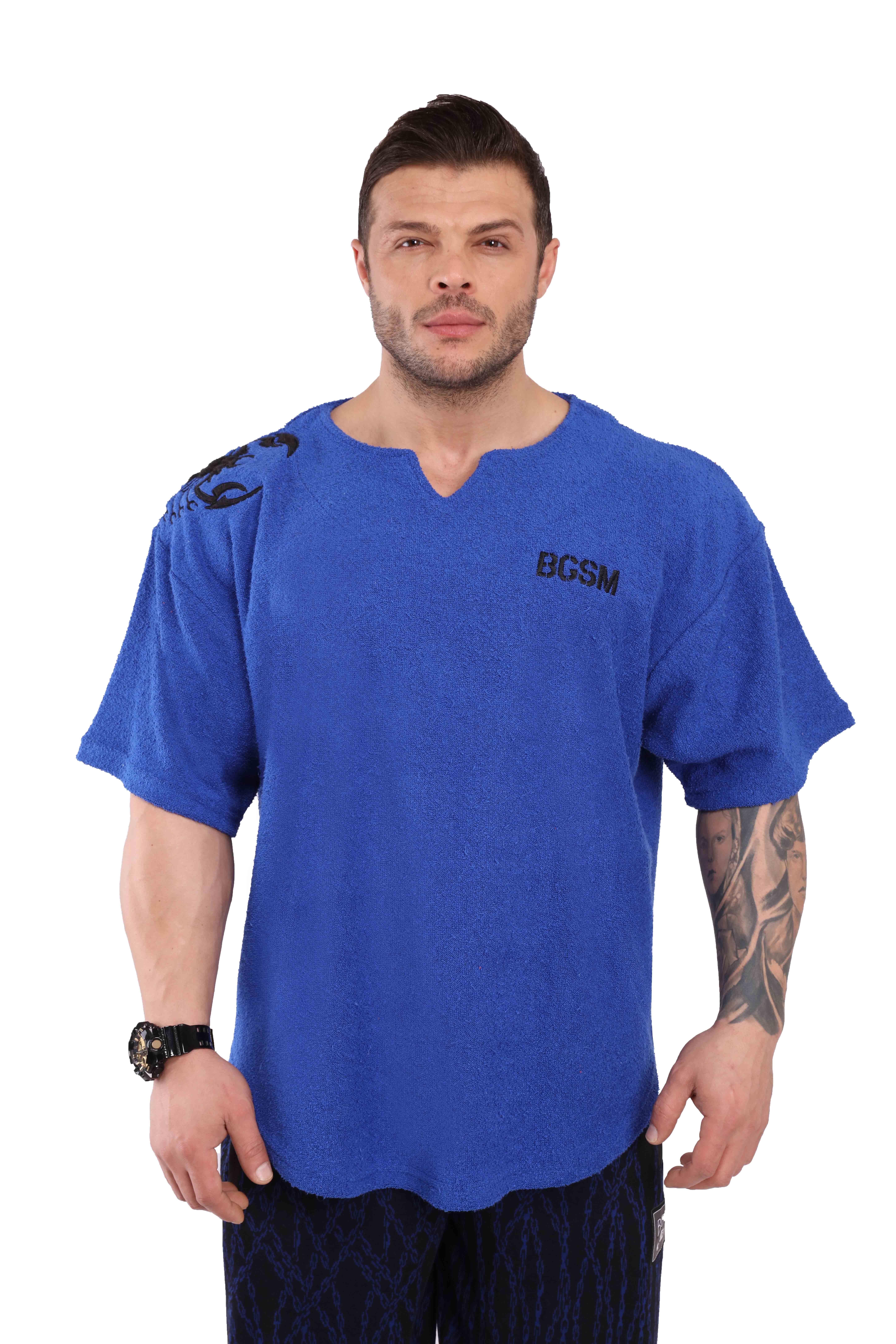 Havlu Antrenman T-shirt Geniş Kesim Bodybuilding Rag Top Big Sam 3299