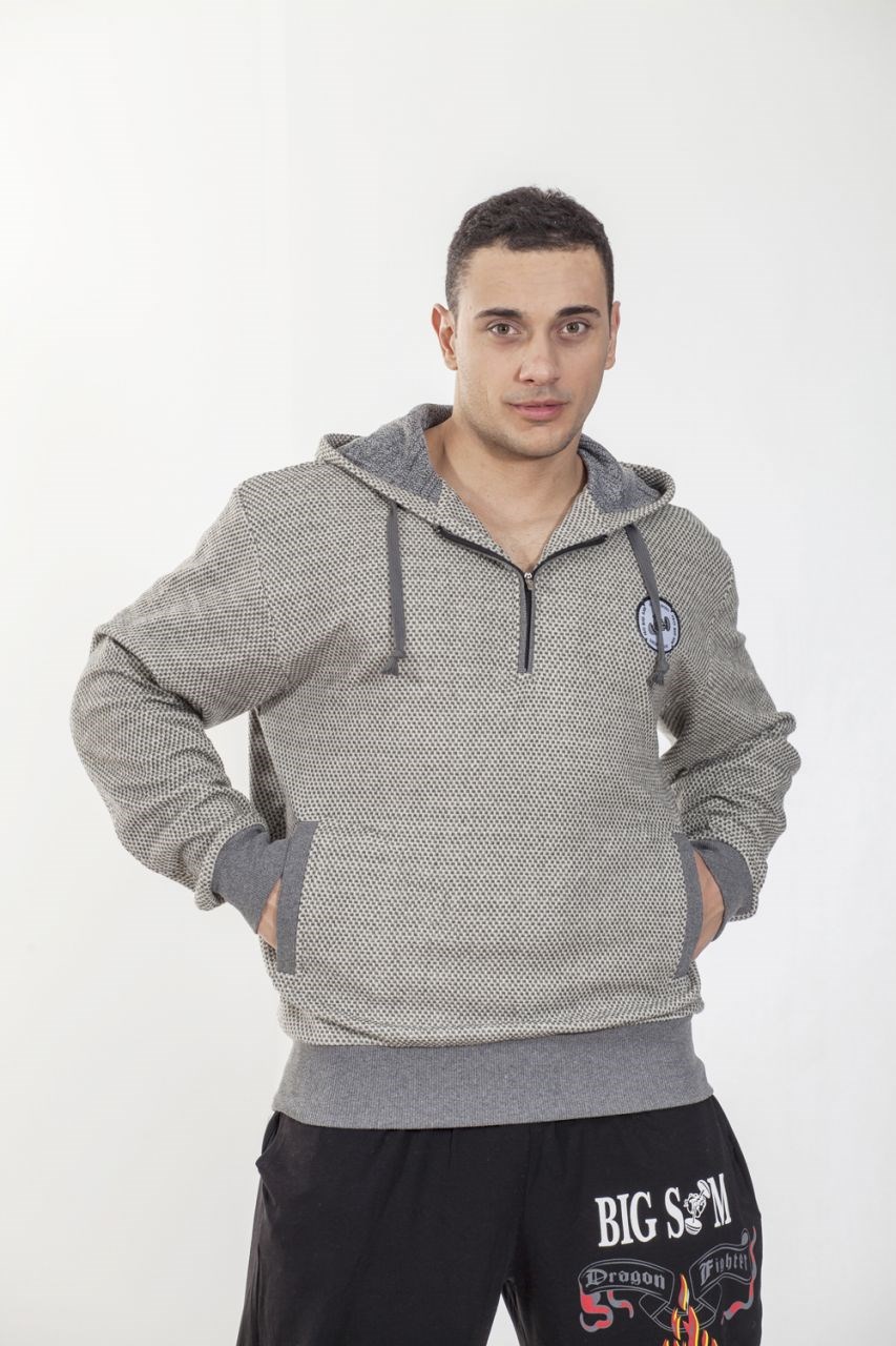 Kapşonlu Erkek Sweater Big Sam 4652