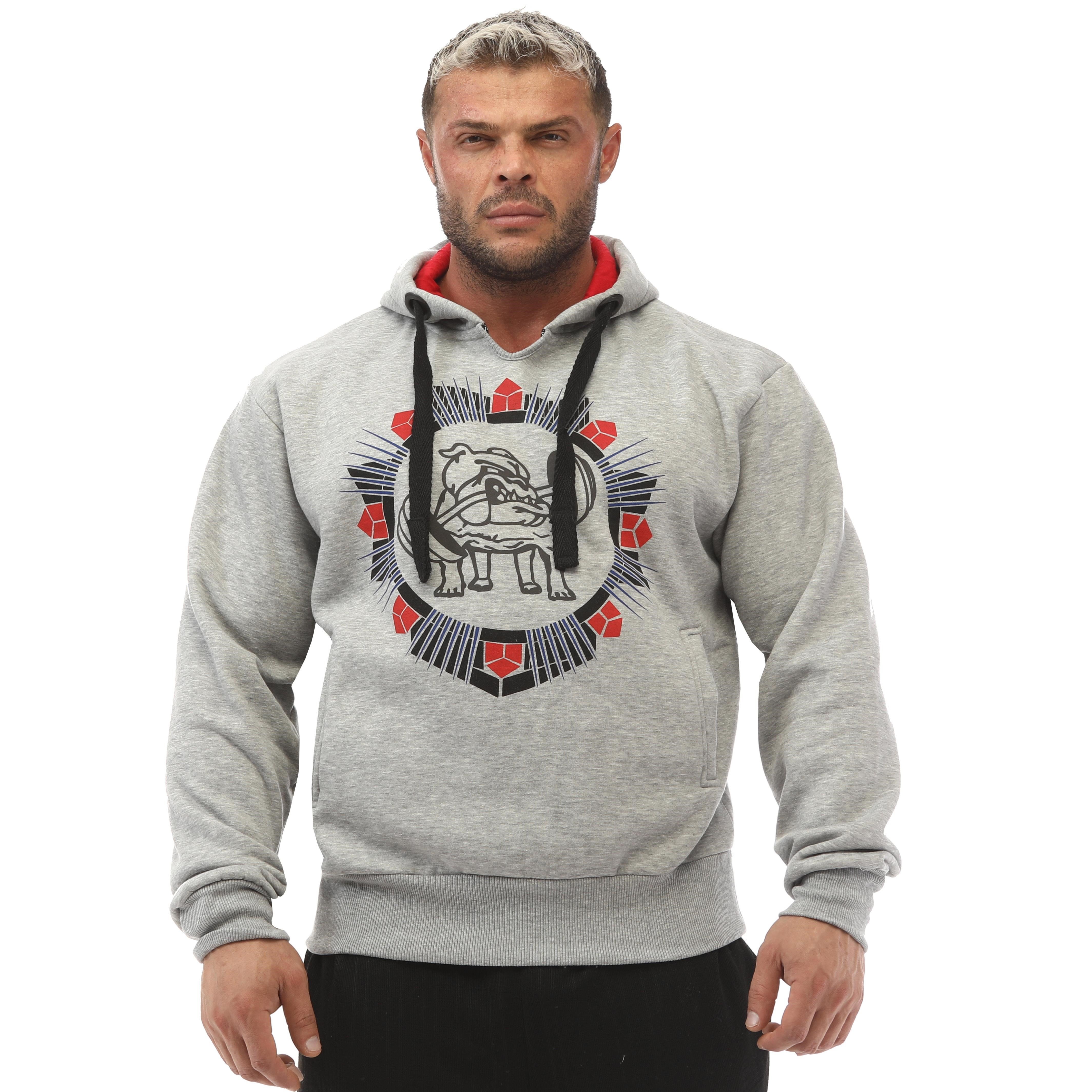 Kapşonlu Gri Kışlık Sweater Big Sam 4697