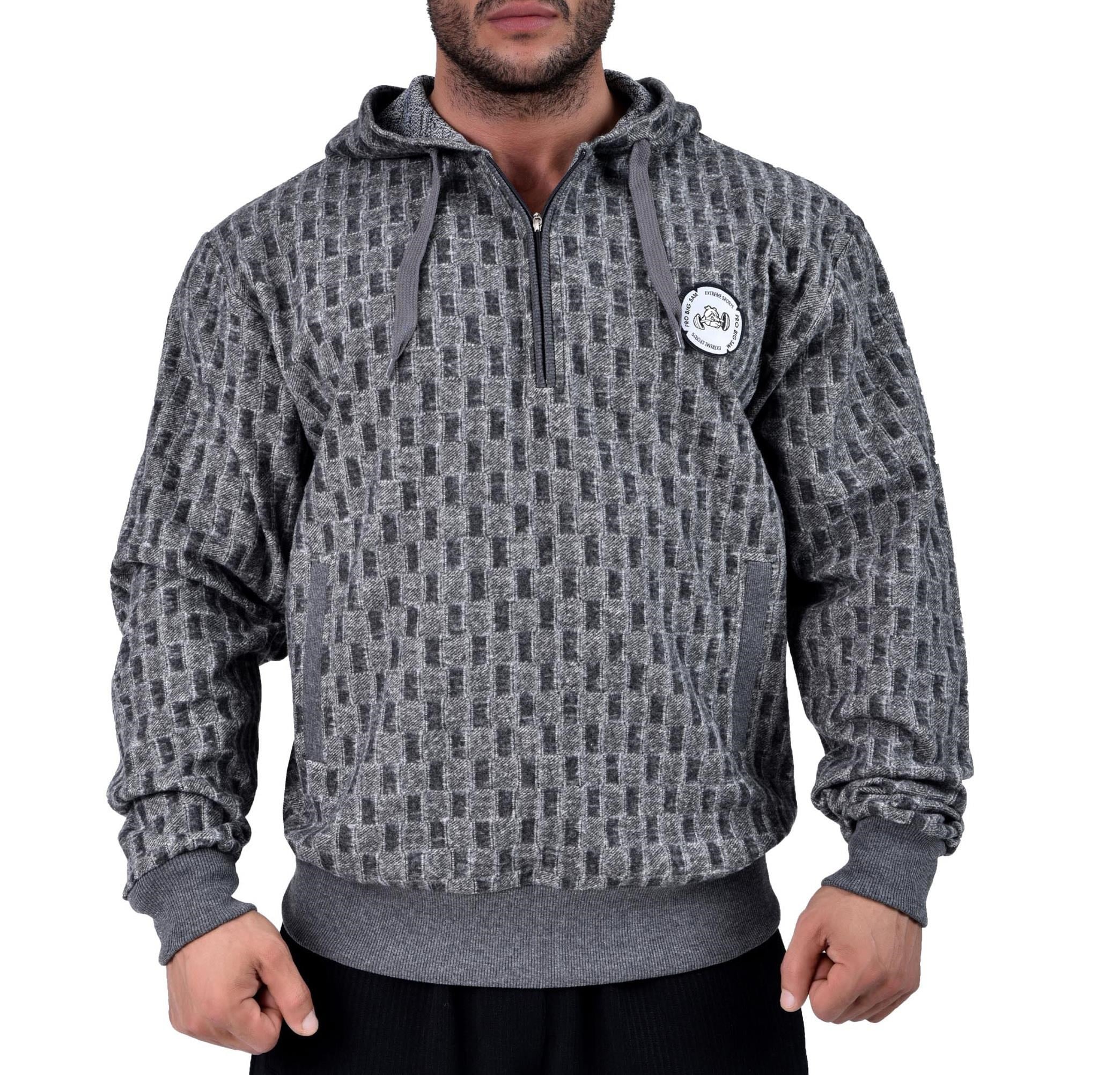 Kapşonlu Kışlık Sweatshirt Big Sam 4657