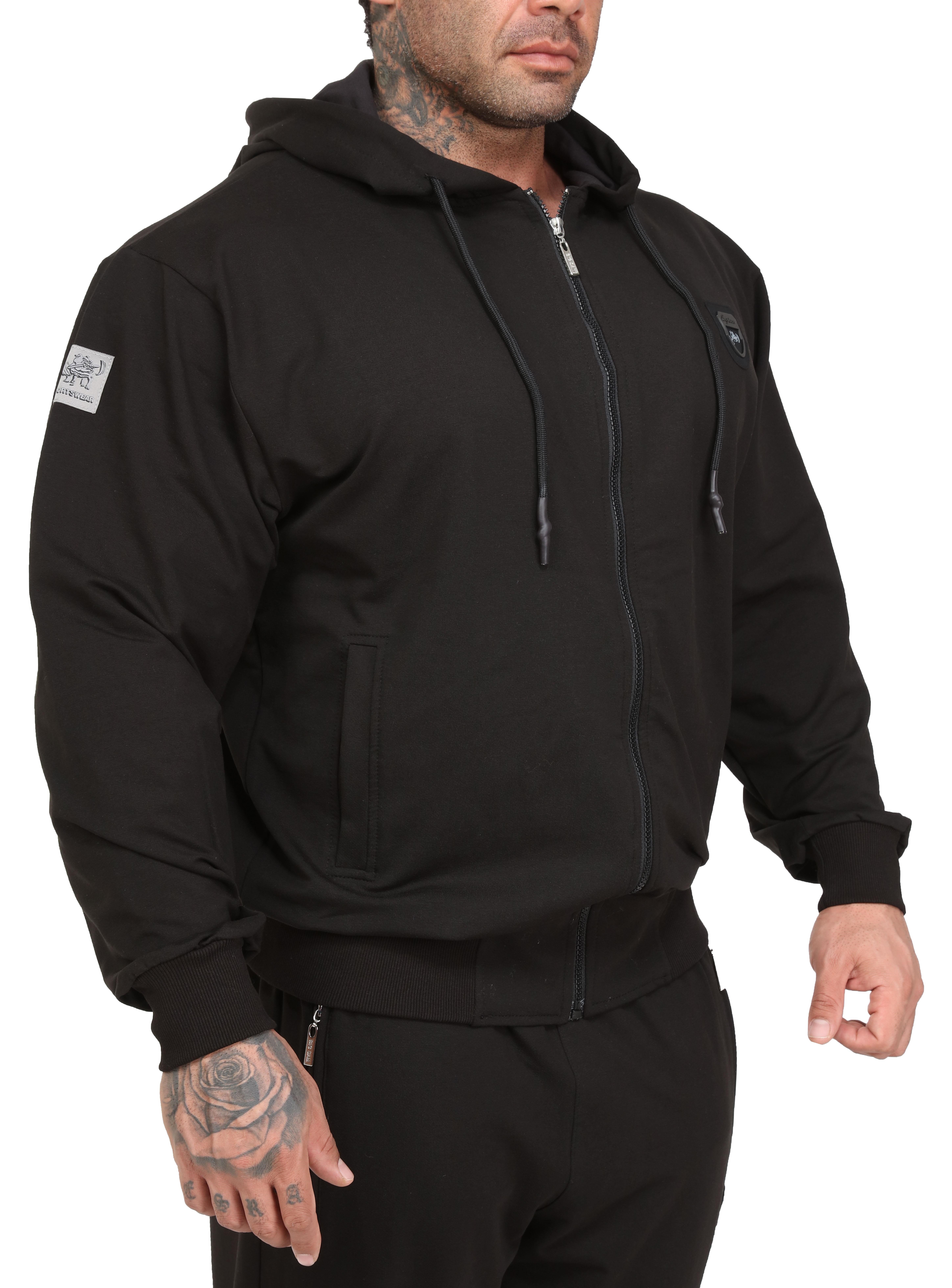 Kapşonlu Spor Ceket , Oversize Eşofman Üstü Big Sam 3627