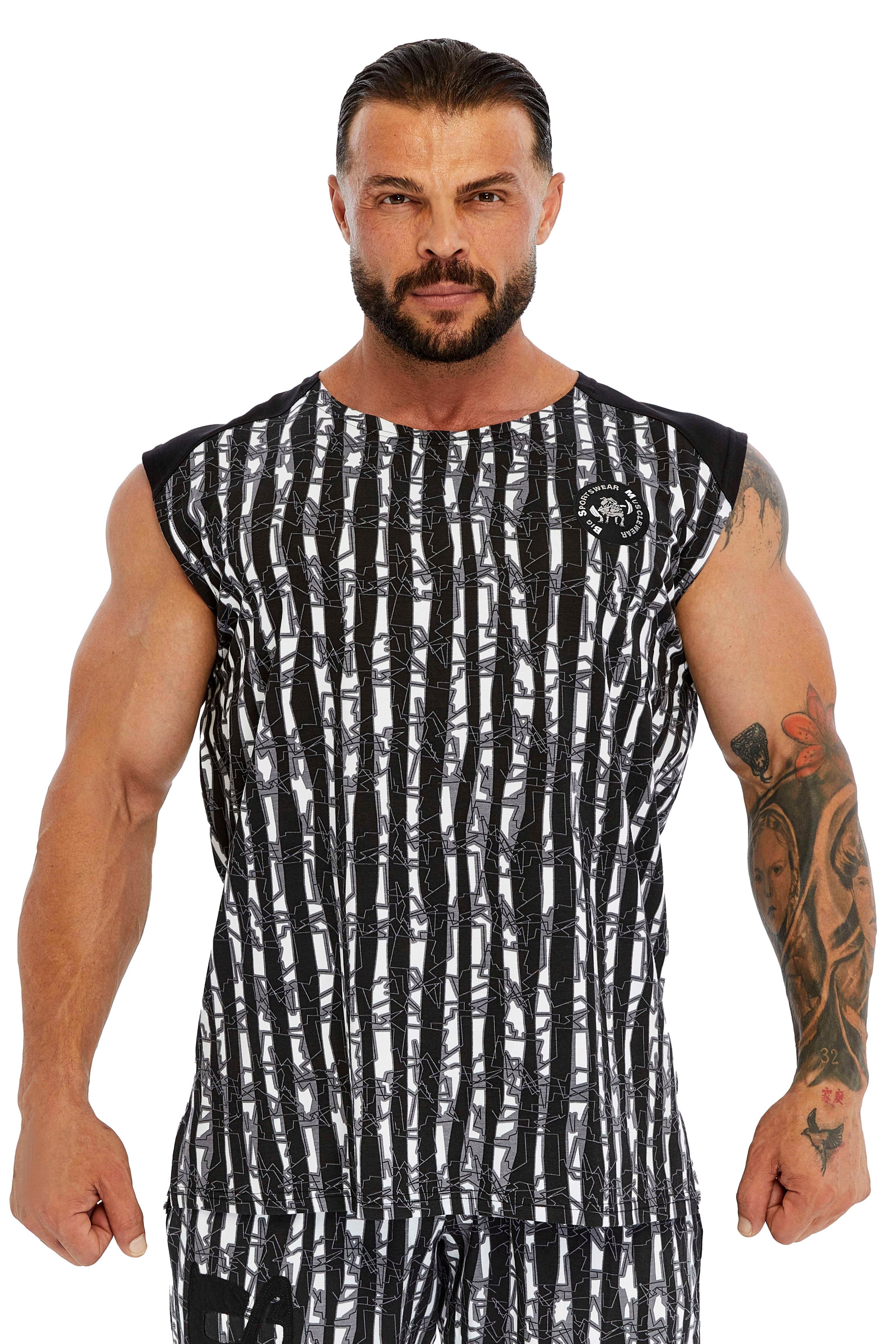 Kolsuz Fitness Antrenman T-shirt Beyaz Big Sam 2312