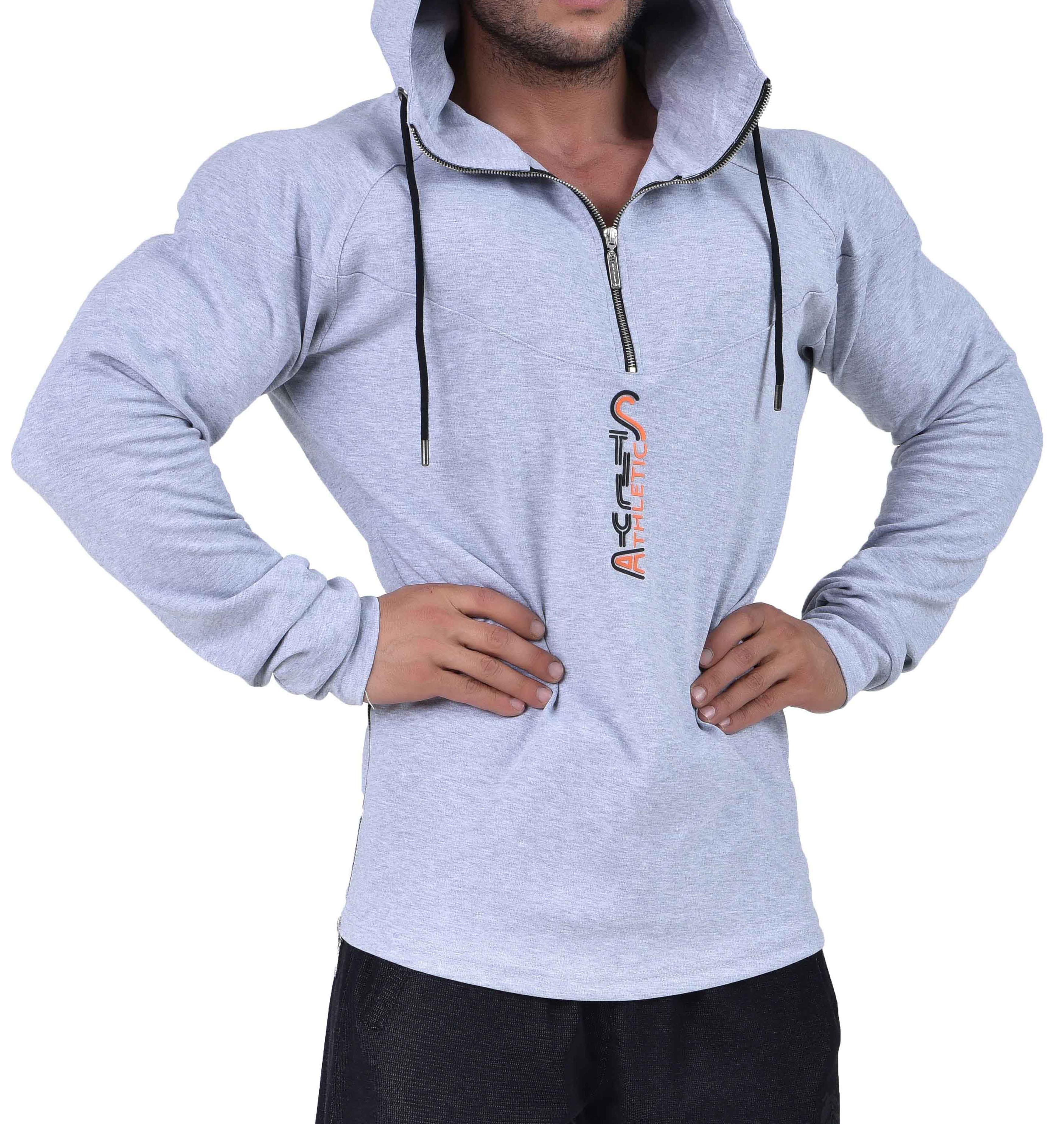 Long Fit Kapşonlu Fermuar Detaylı Sweatshirt Stilya 4688