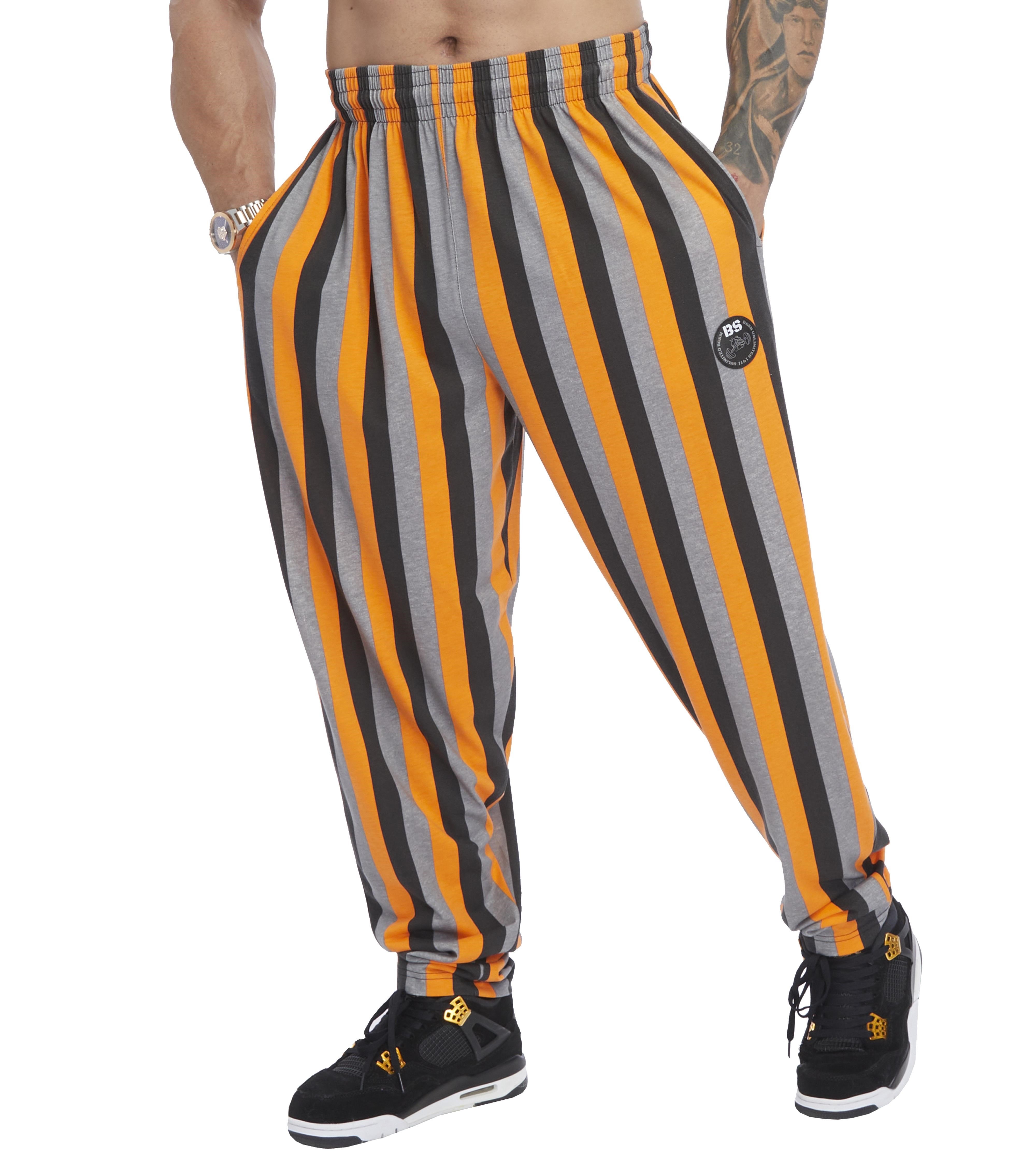 Loose Fit Çizgili Yazlık Eşofman Altı Fitness Pantolon BGSM PNT1396