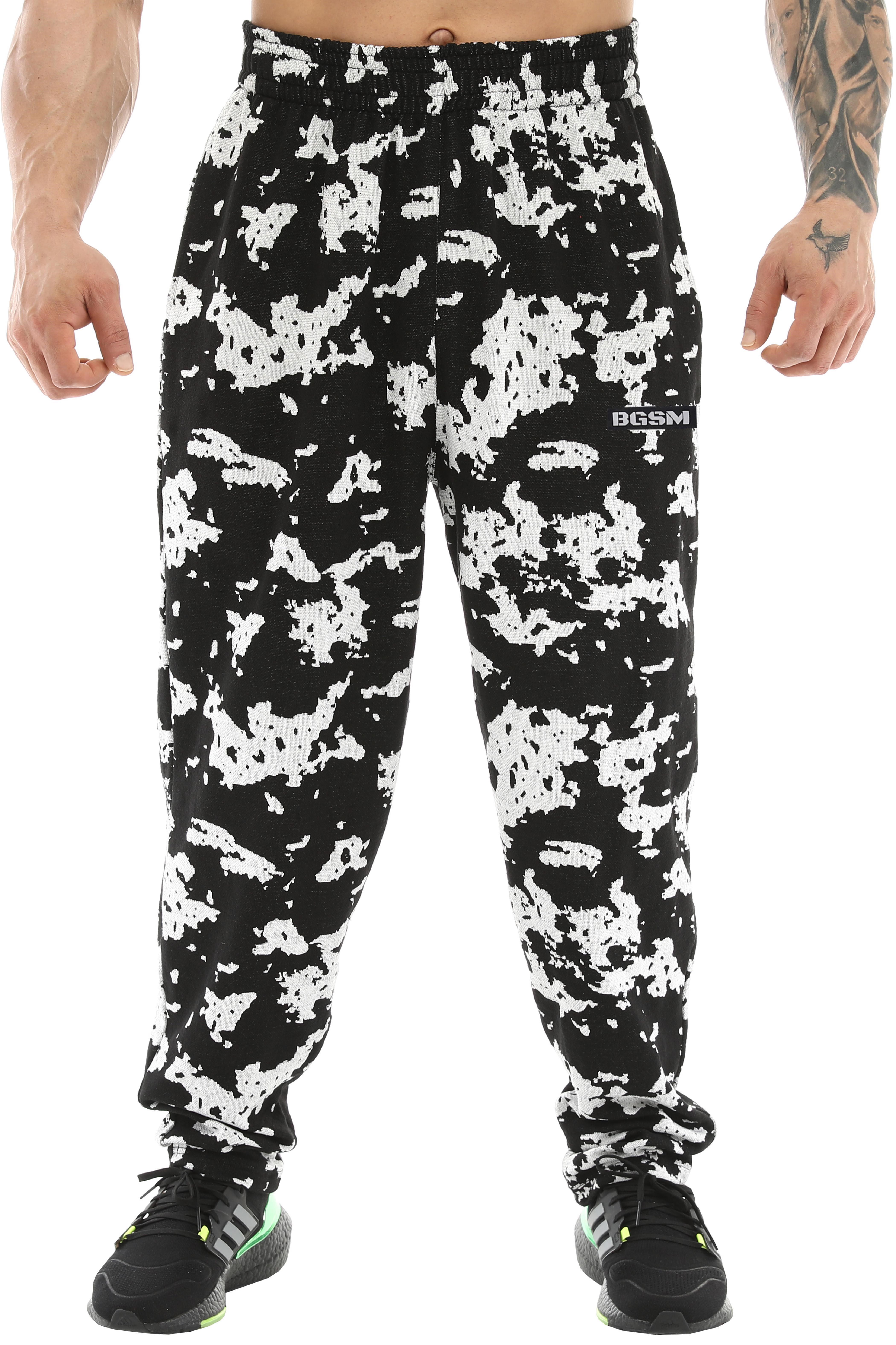 Loose Fit Desenli Eşofman Altı Bodybuilding Pantolon BGSM PNT1374