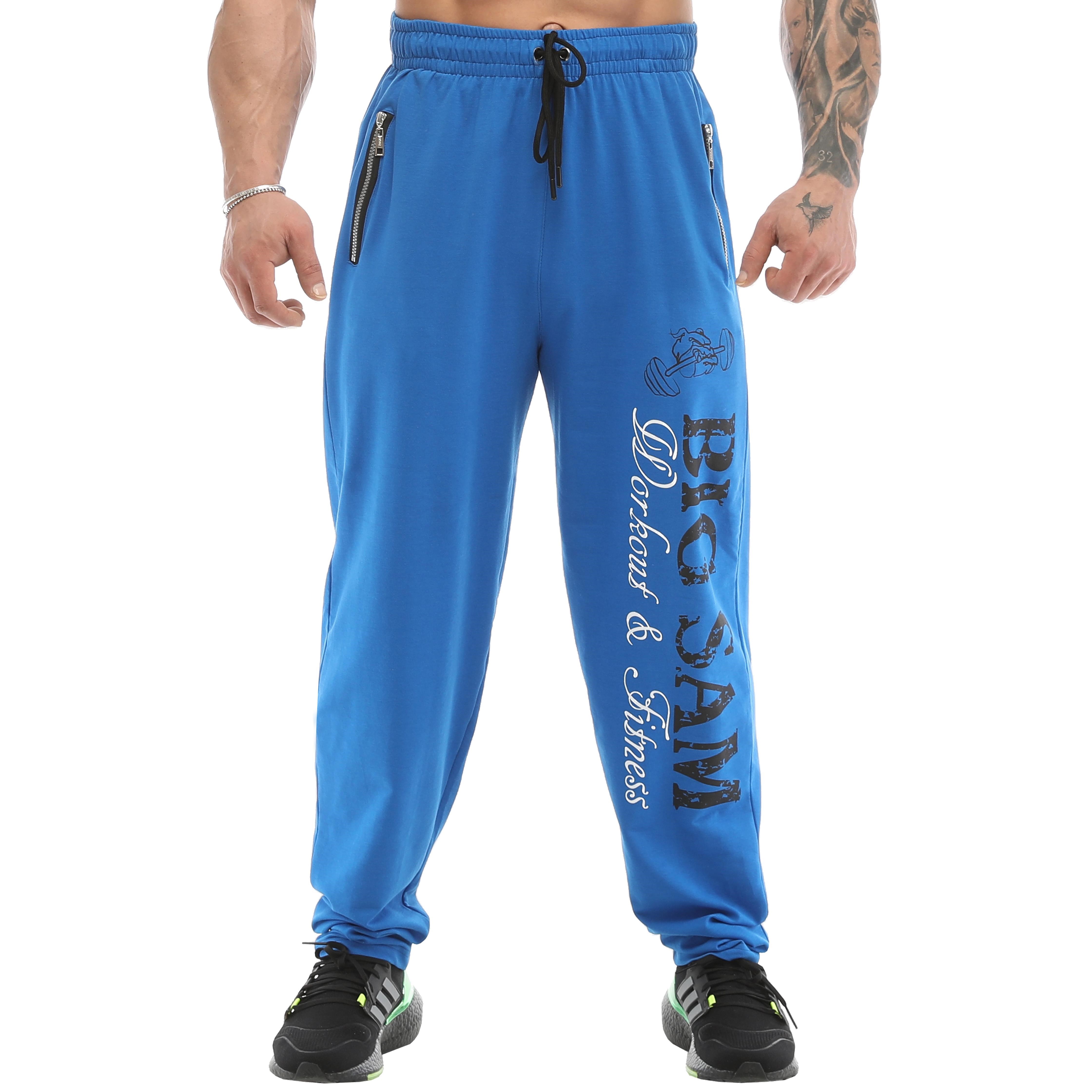 Loose Fit Erkek Eşofman Altı Fermuarlı Gym Pantolon Big Sam PNT1369