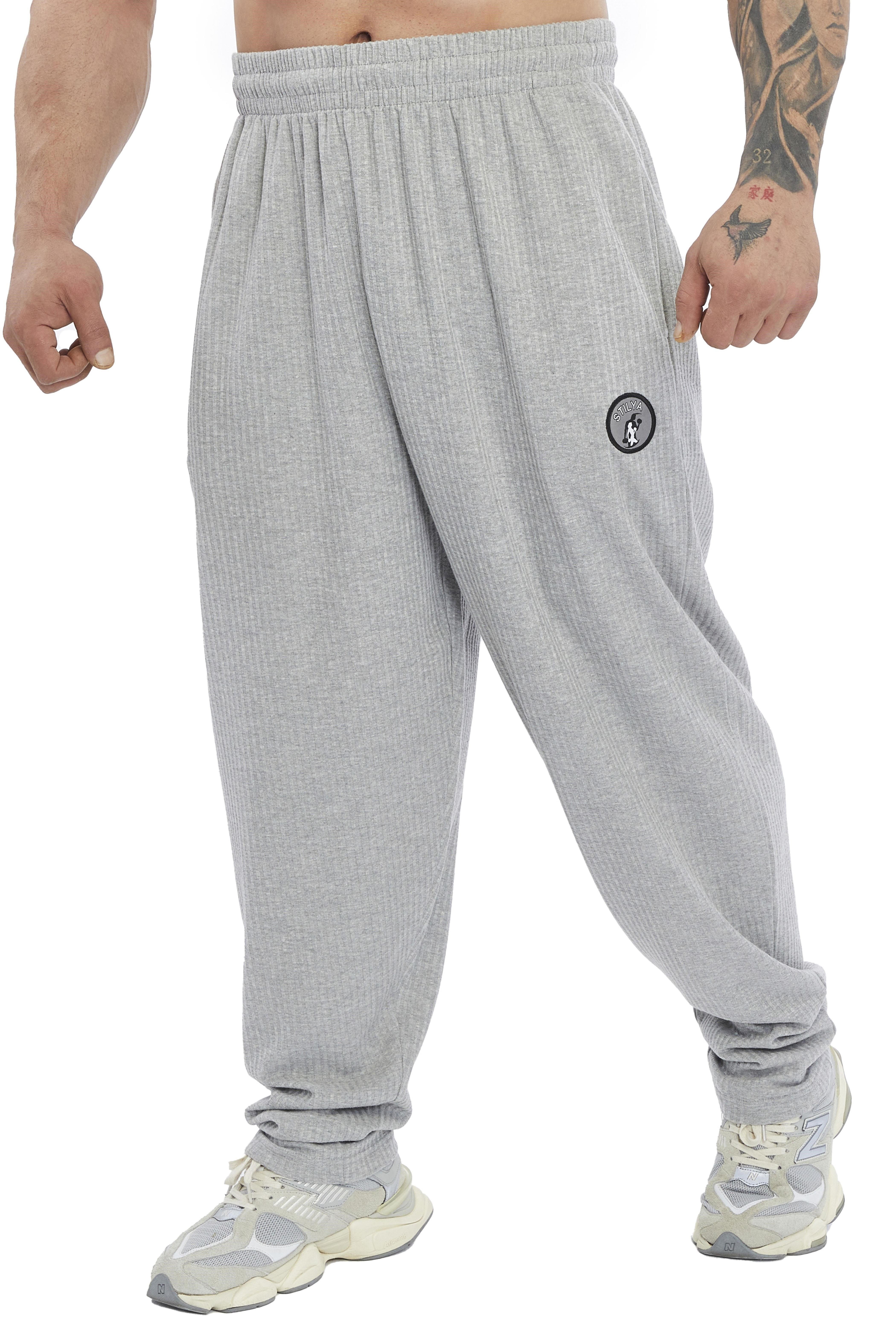 Loose Fit Mevsimlik Pamuklu Eşofman Altı Spor Pantolon Stilya PNT1409