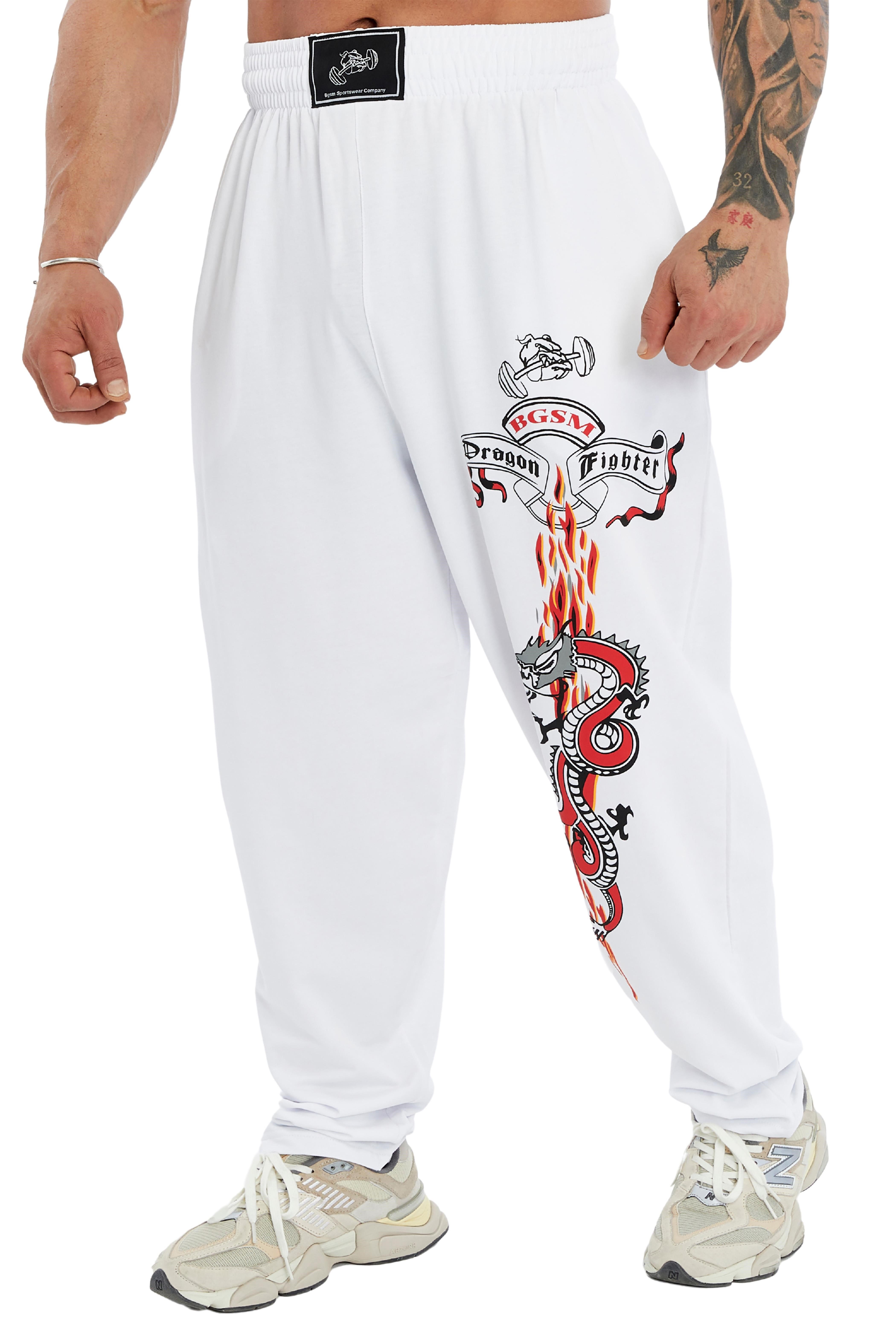 Loose Fit Pamuklu Dragon Gym Eşofman Altı BGSM 1273