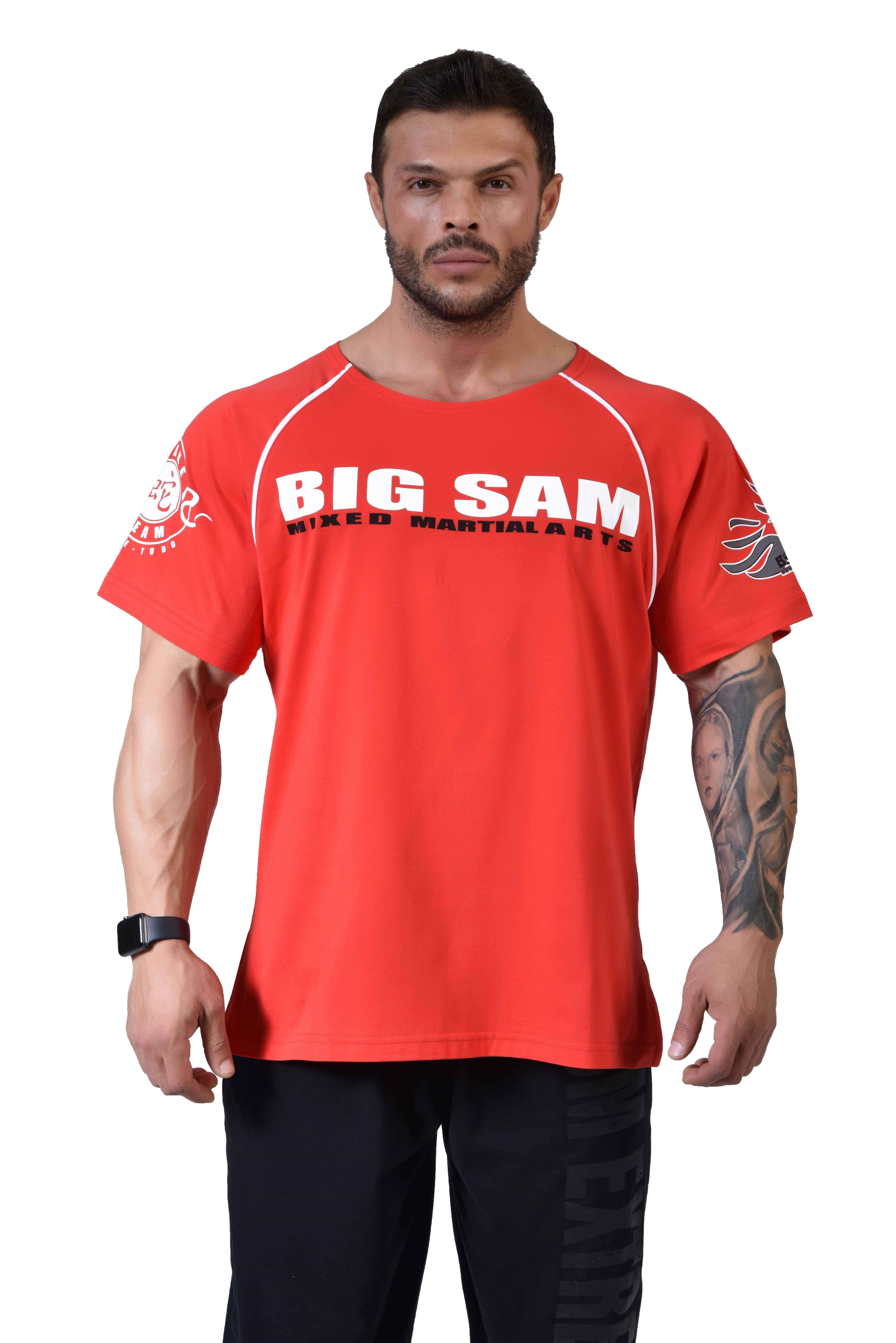 MMA Rahat Kesim Antrenman Tişörtü Big Sam 3137