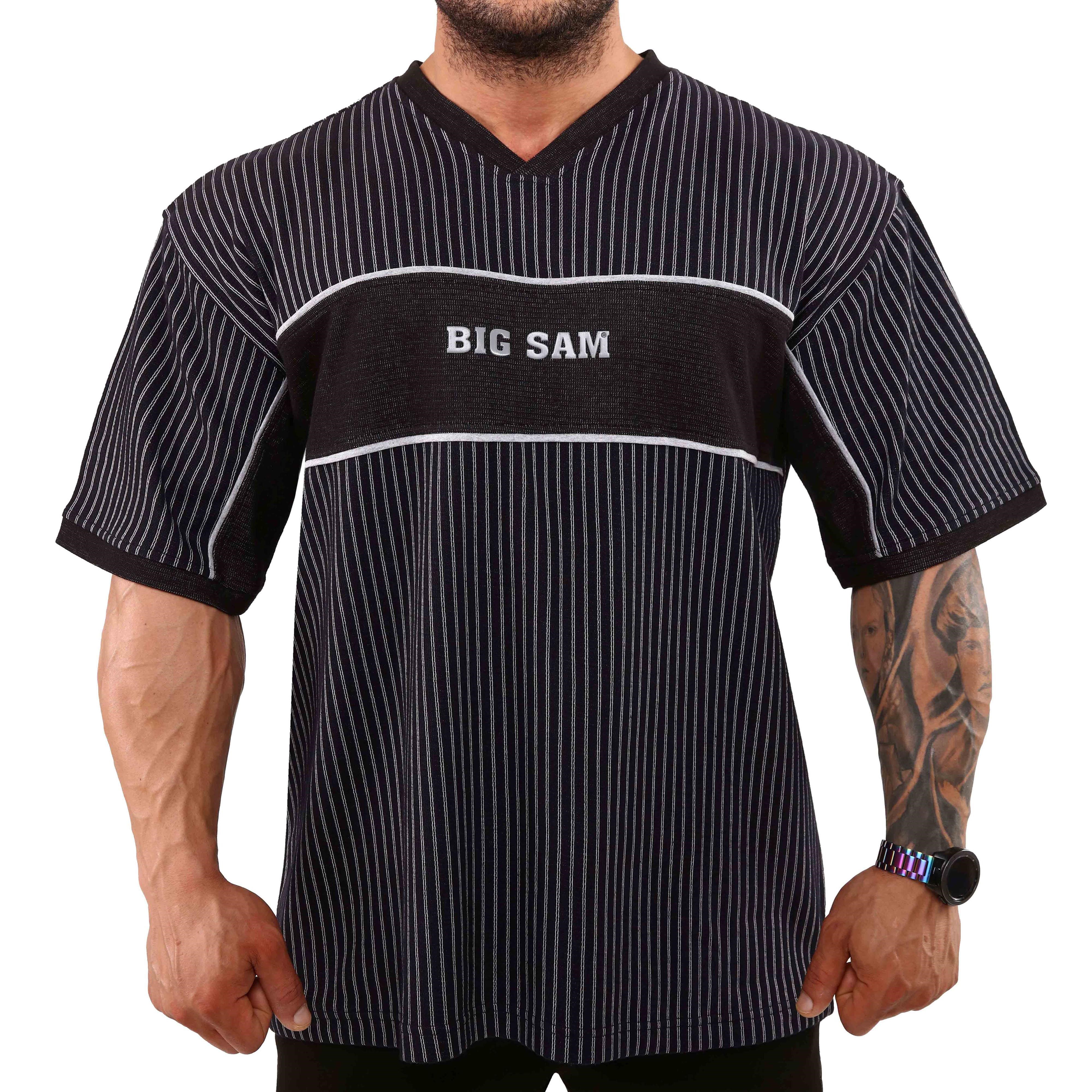 Original Black Kalın Spor T-shirt Big Sam 2572