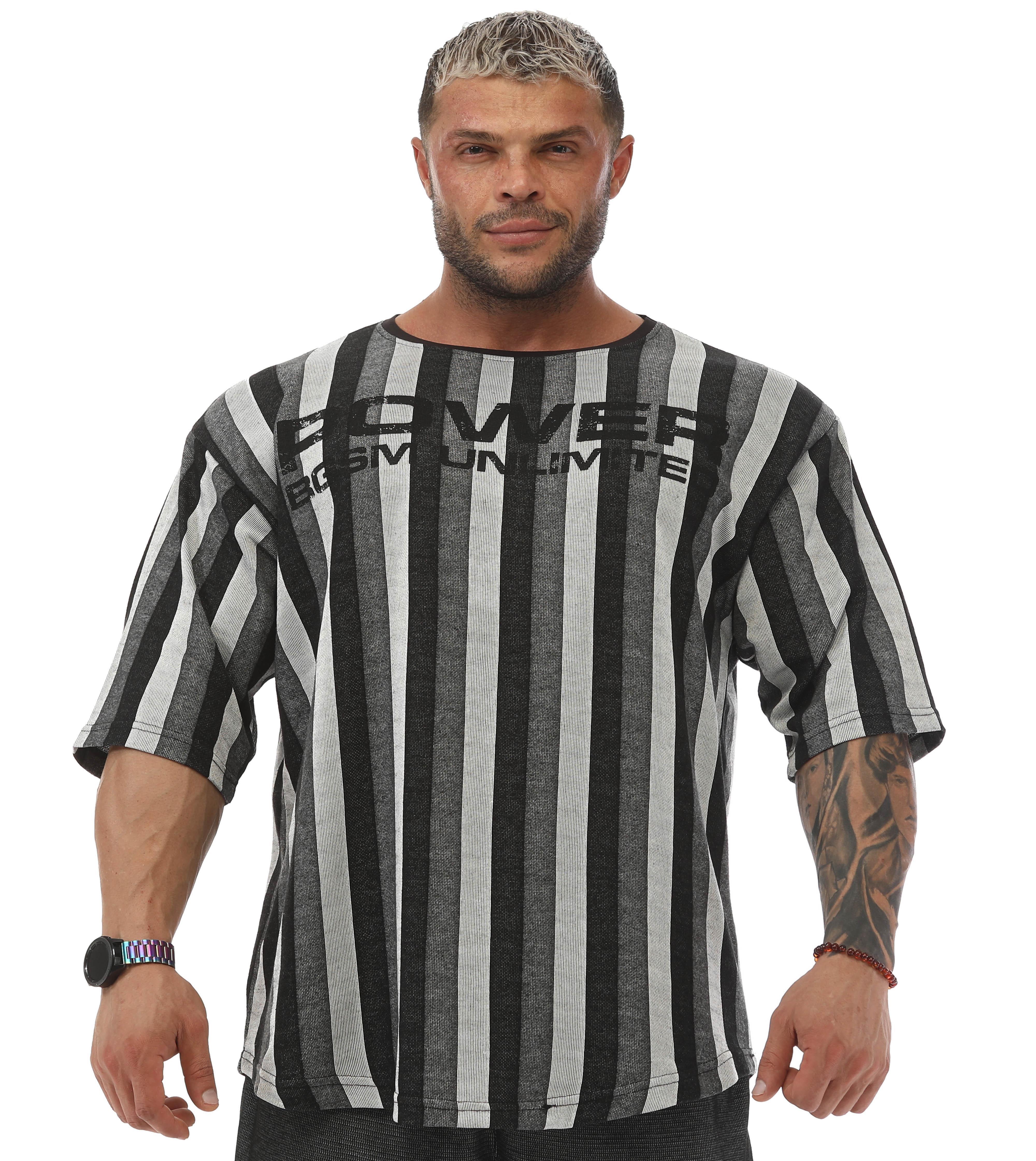 Oversize Antrenman Gym T-shirt Silver Rag Top 3322