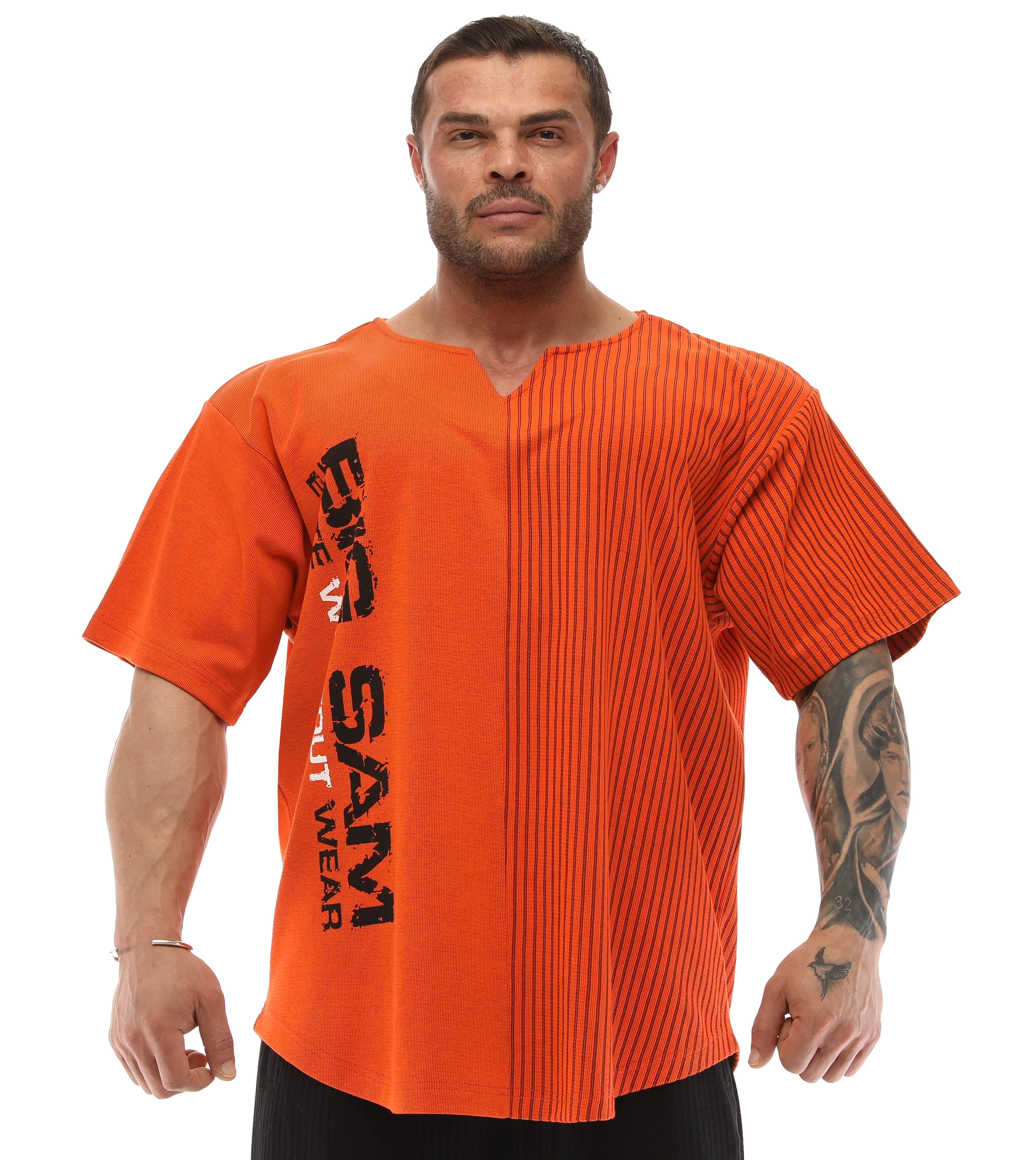 Oversize Bodybuilding Rag Top T-shirt Big Sam 3263