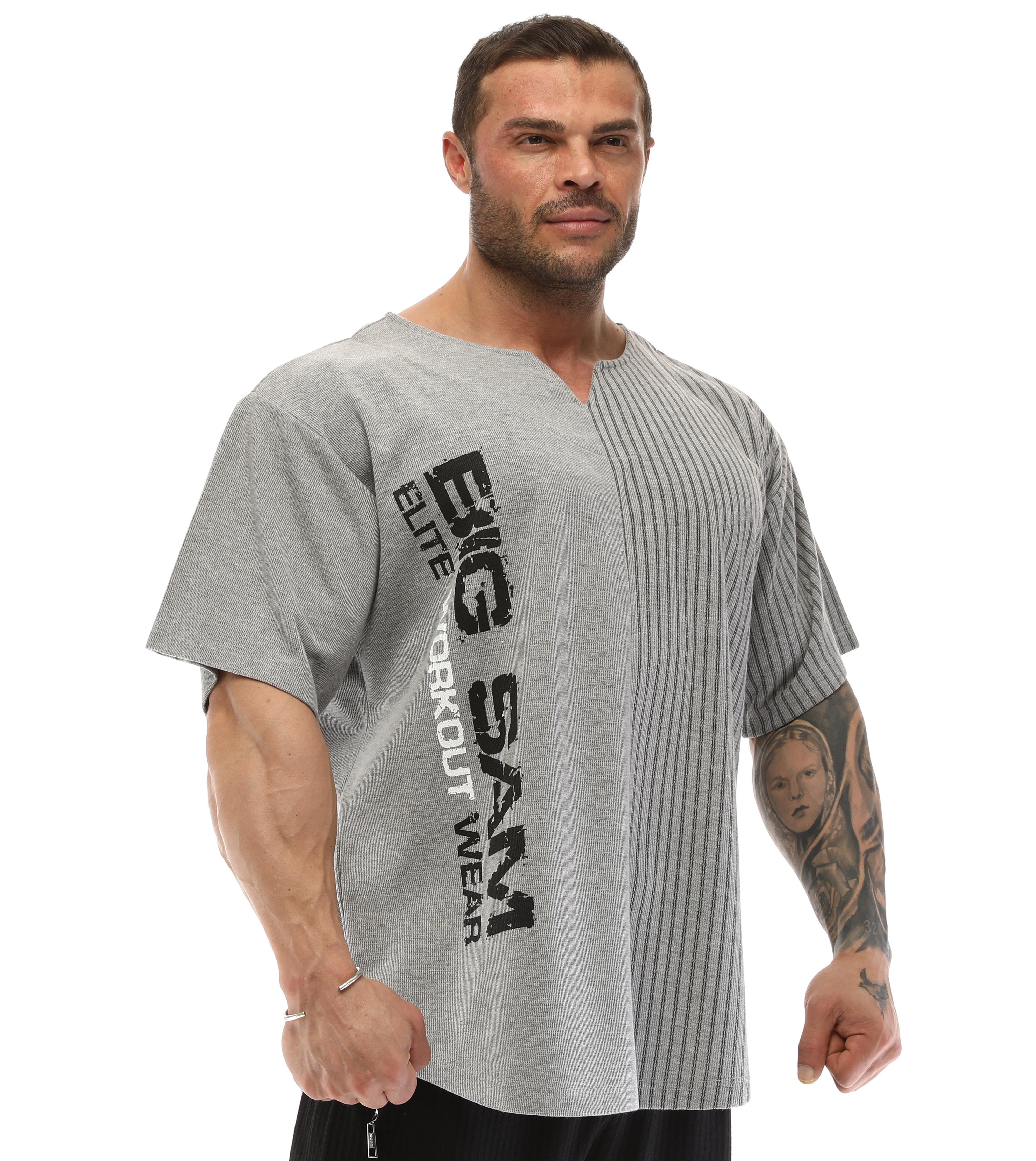 Oversize Bodybuilding Rag Top T-shirt Big Sam 3265