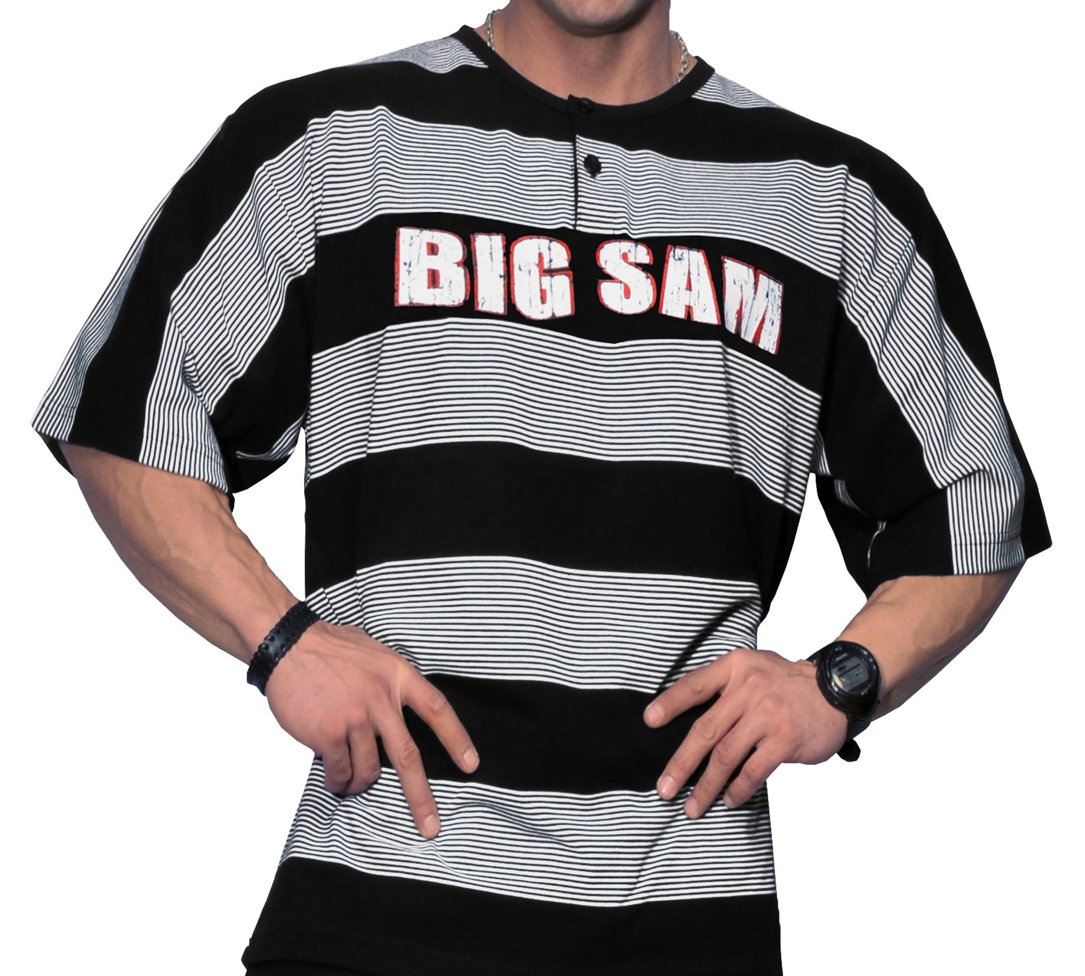 Oversize Çizgili T-shirt Big Sam 2607
