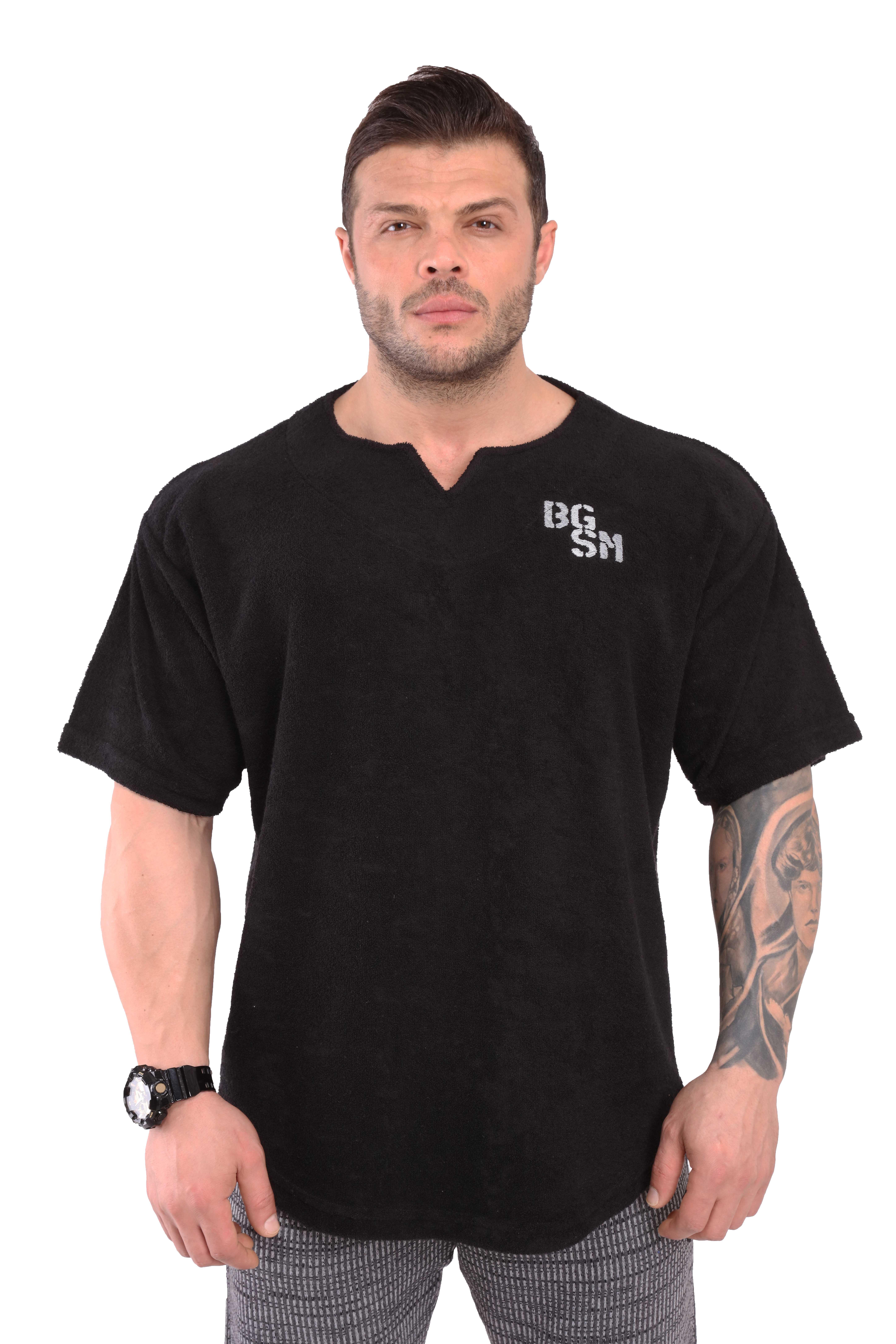 Oversize Erkek T-shirt Havlu Antrenman Üstü Big Sam 3293
