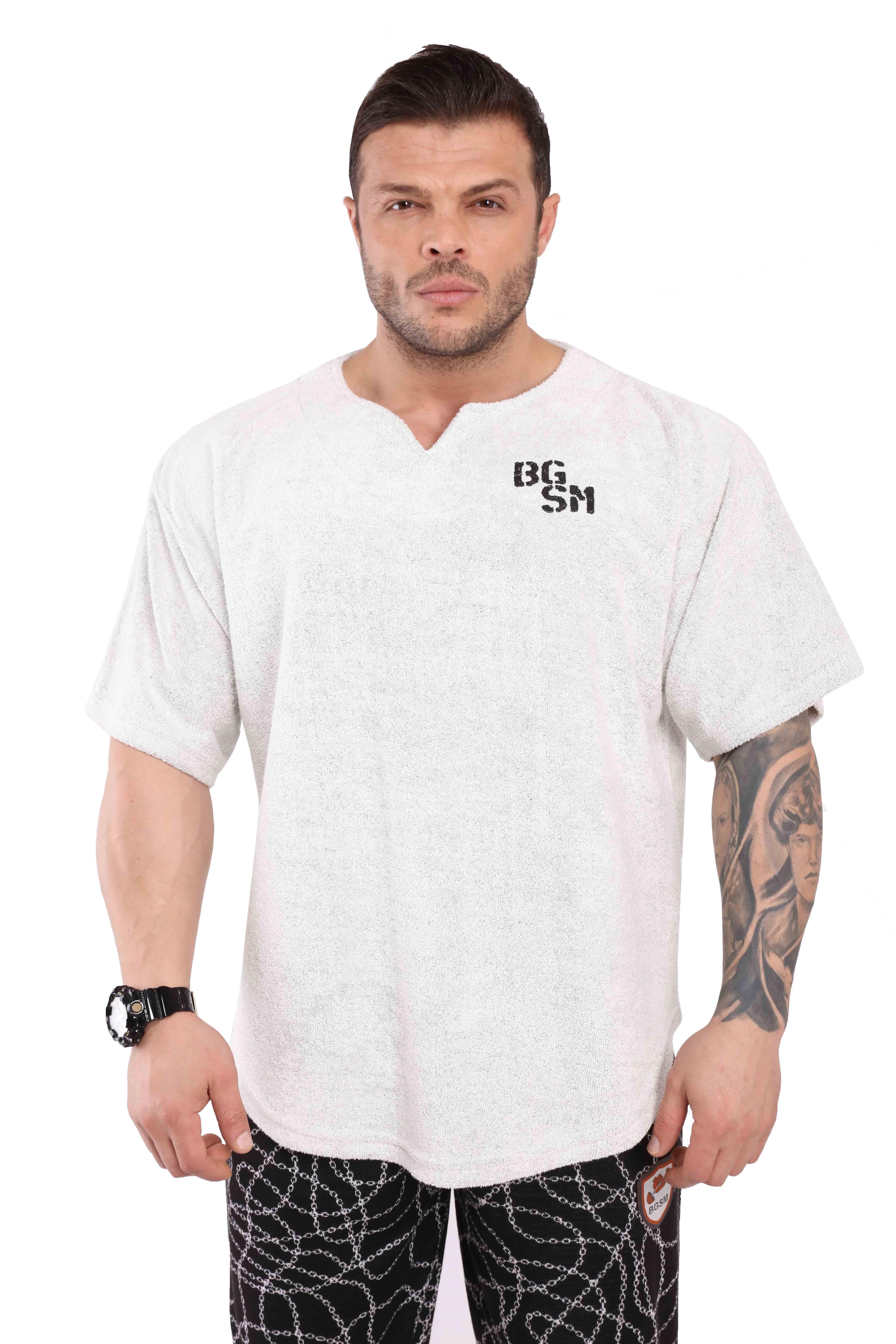 Oversize Erkek T-shirt Havlu Antrenman Üstü Big Sam 3294