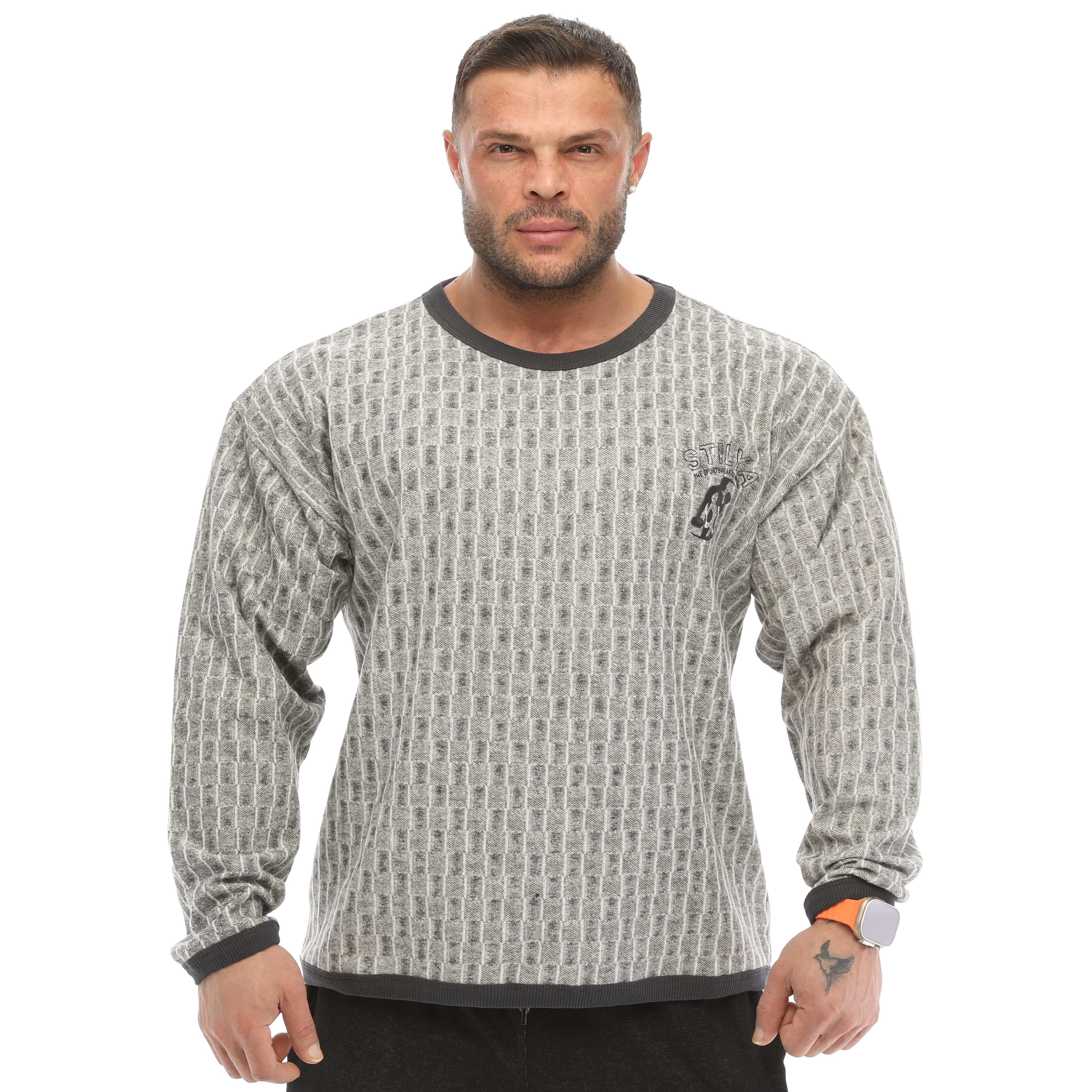 Oversize, Geniş Kesim Erkek Kışlık Sweatshirt 6700