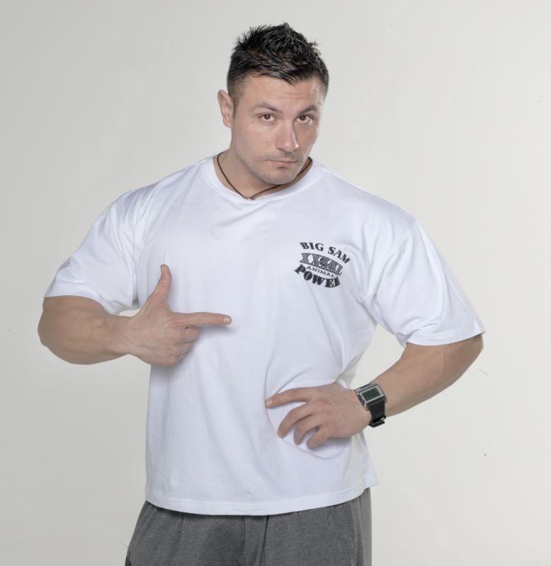 Oversize Gym Power Antrenman Tişörtü Big Sam 2720