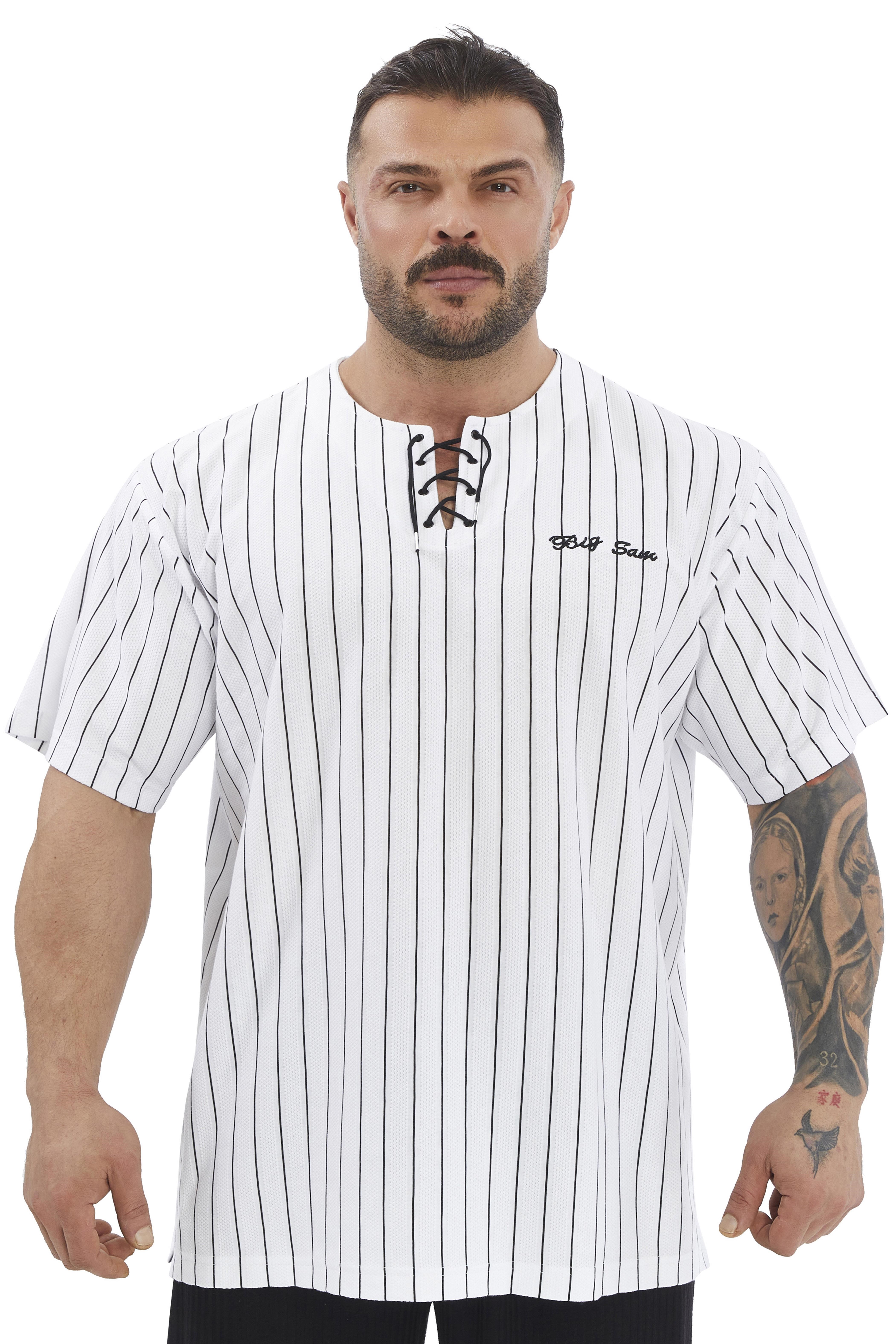 Oversize Pamuk Tişört, Bağcıklı Rag Top Big Sam 3371