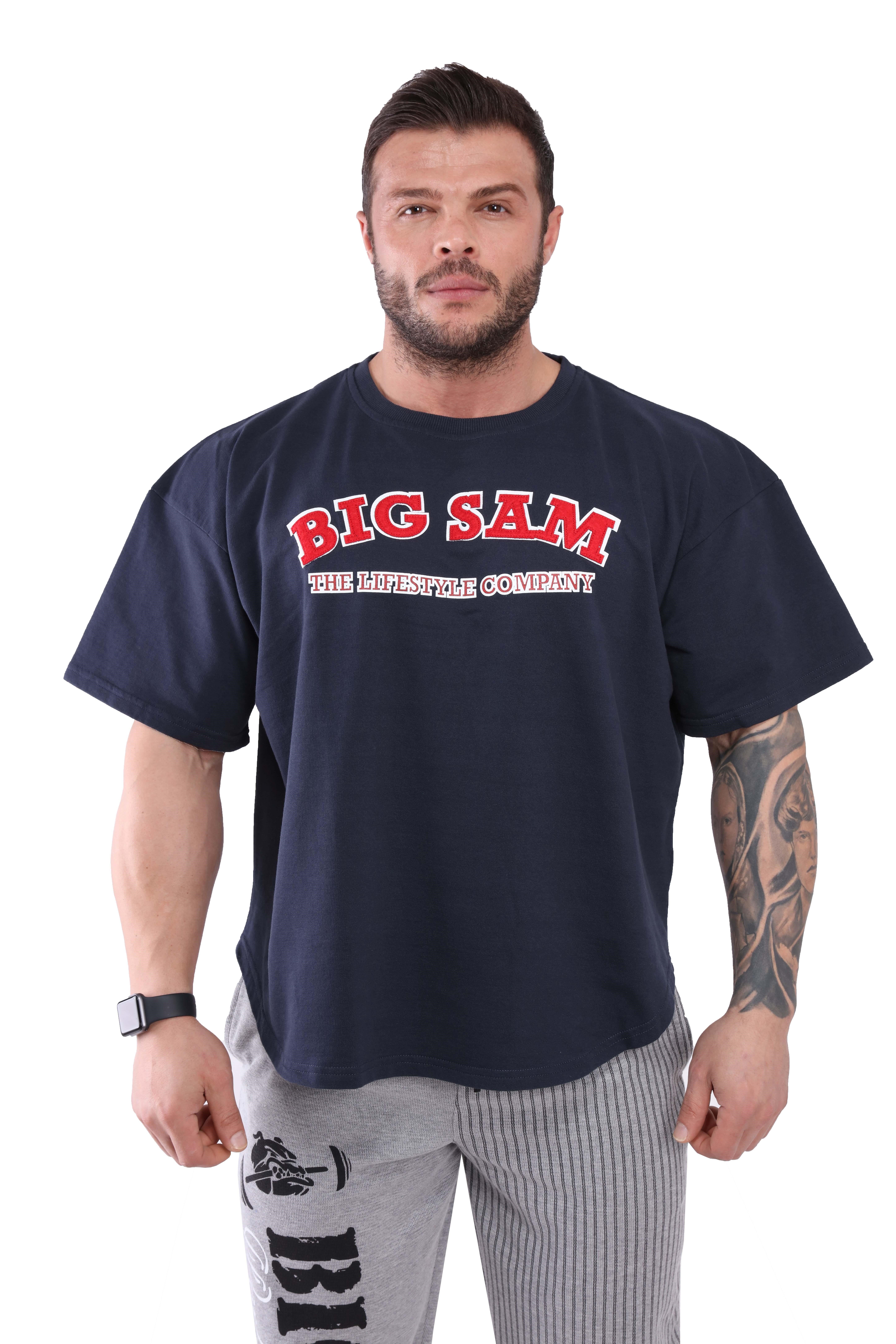 Oversize Pamuklu Geniş Kesim T-shirt Big Sam 3111