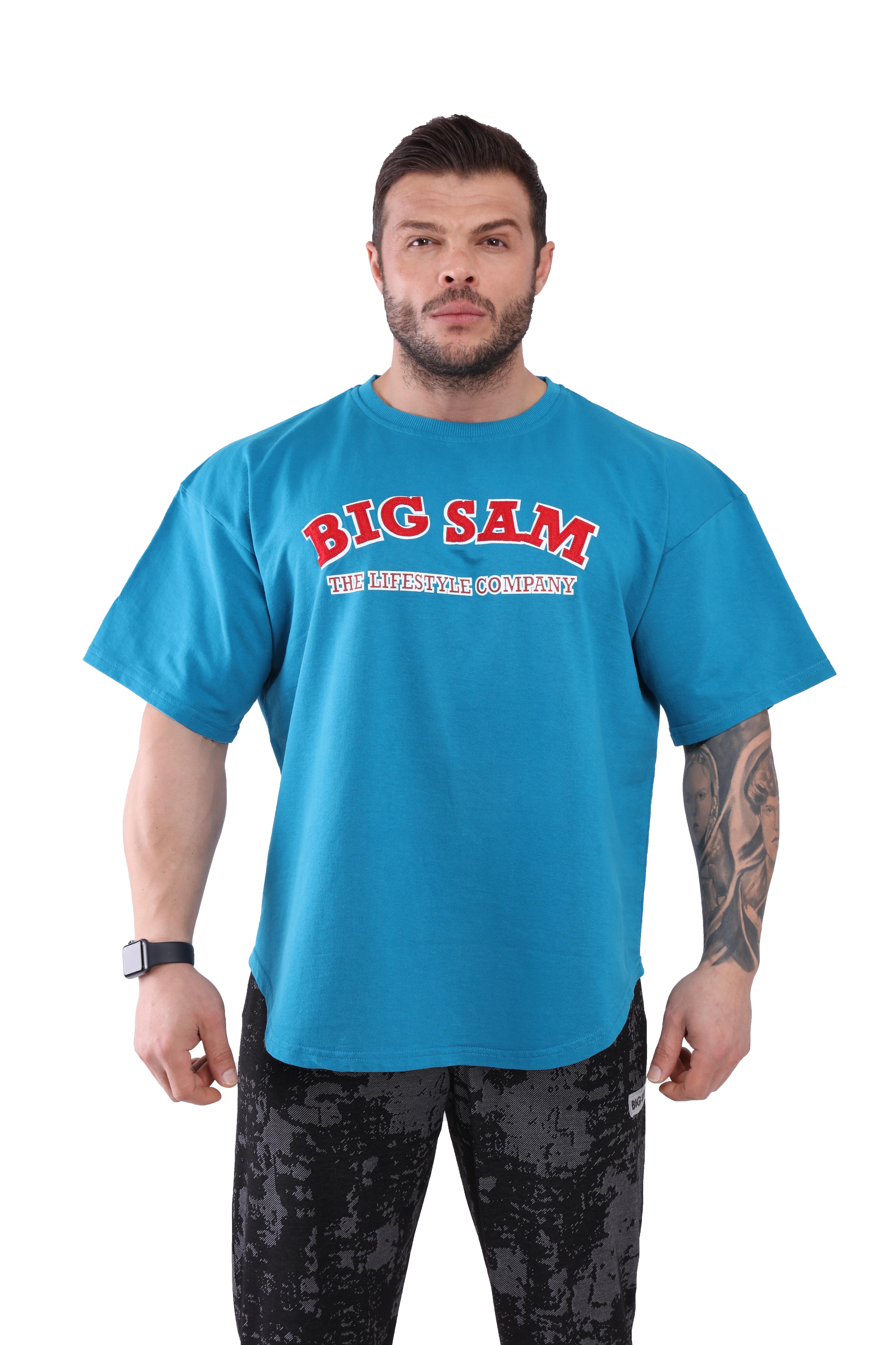 Oversize Pamuklu Rahat Kesim T-shirt Big Sam 3108