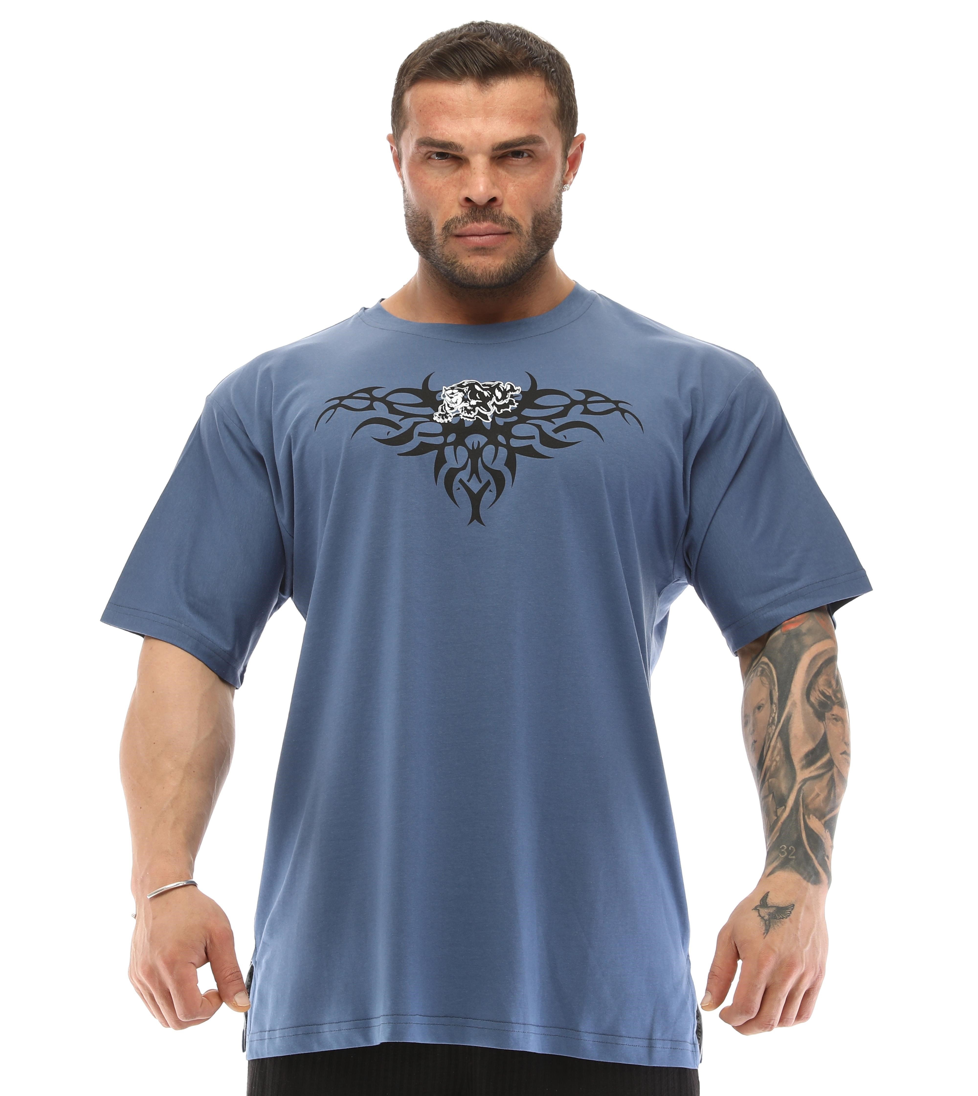Oversize Pamuklu Spor T-shirt Big Sam 2710