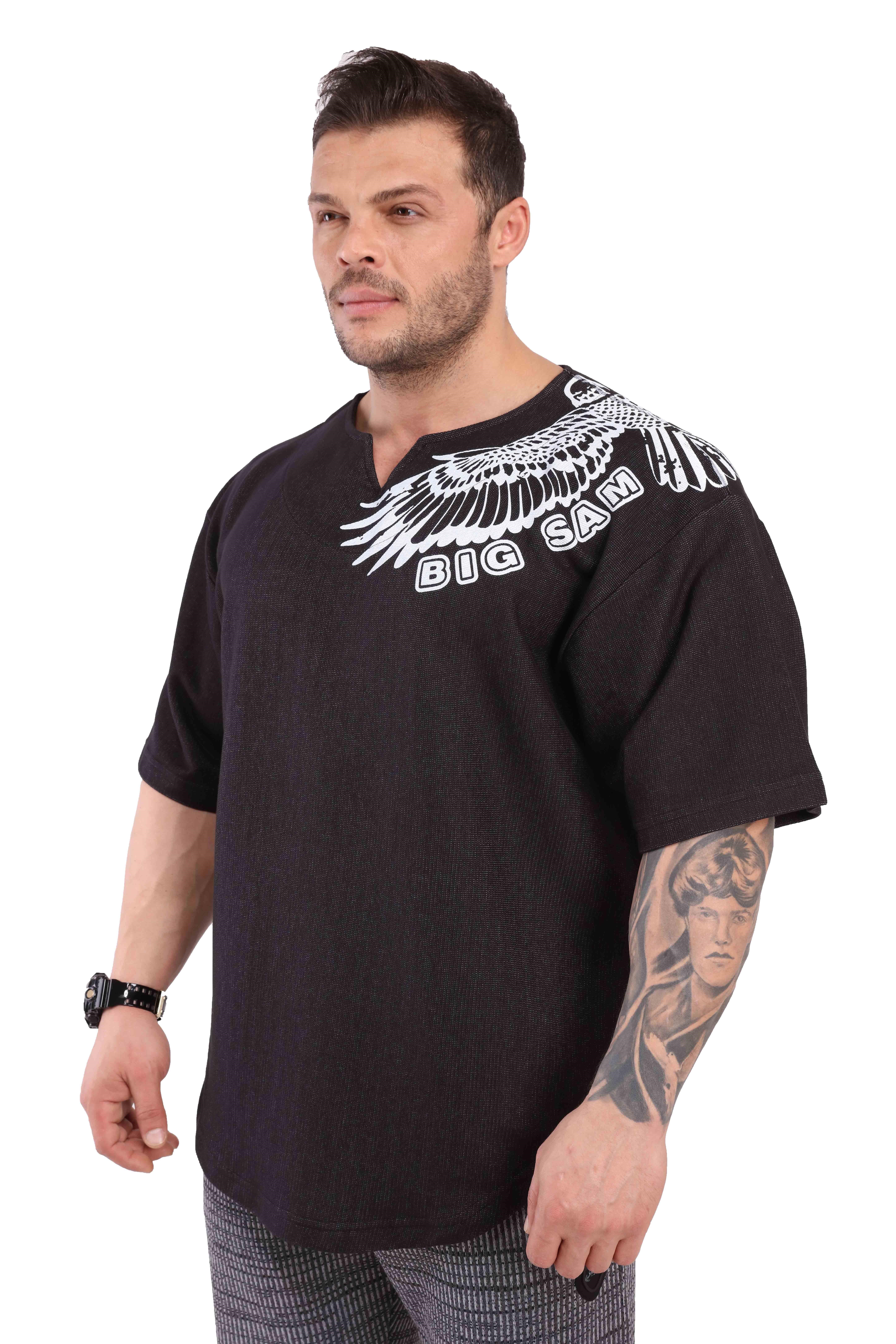 Oversize T-shirt Antrenman Üstü Rag Top Big Sam 3243