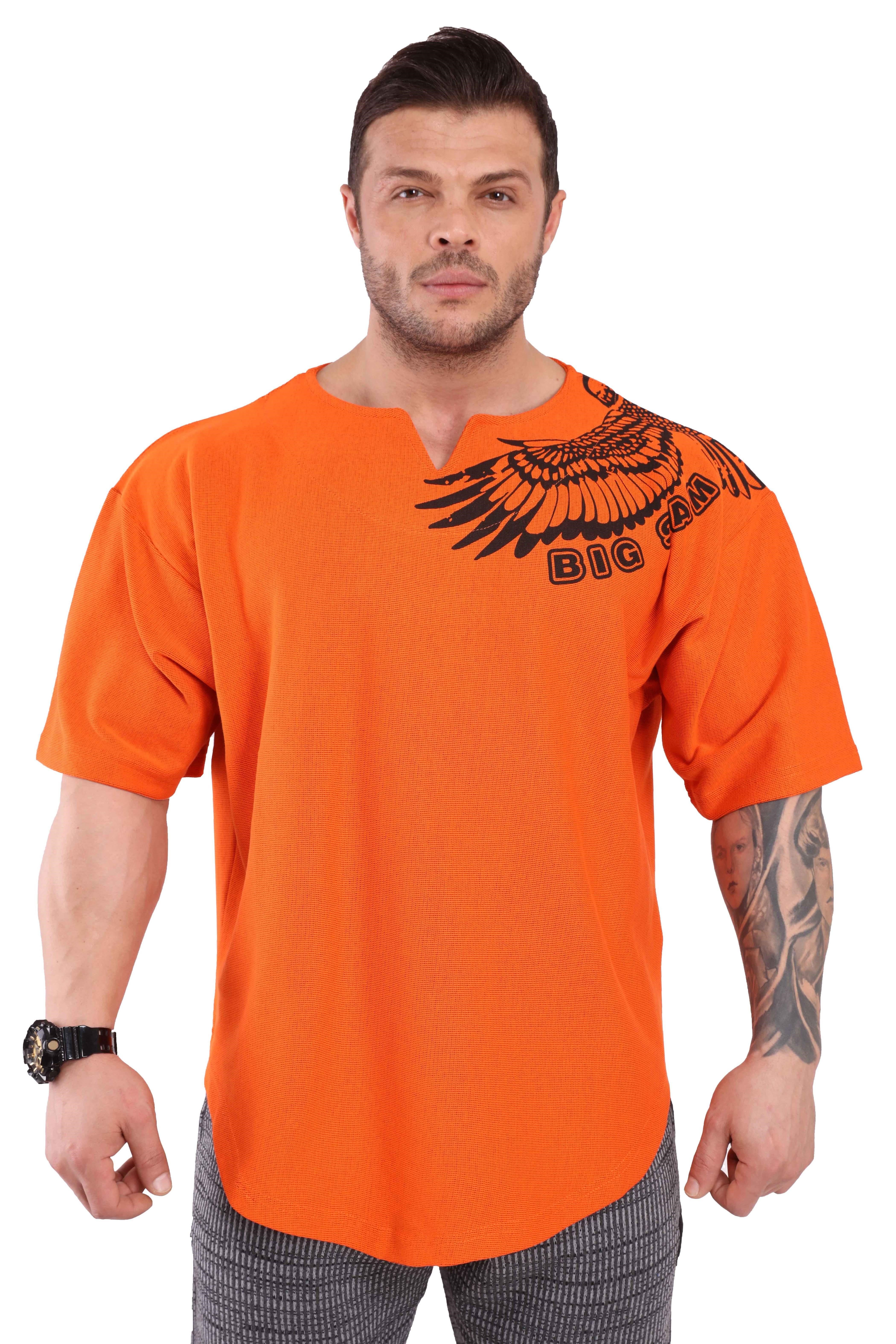 Oversize T-shirt Geniş Kesim Pamuklu Rag Top Big Sam 3242